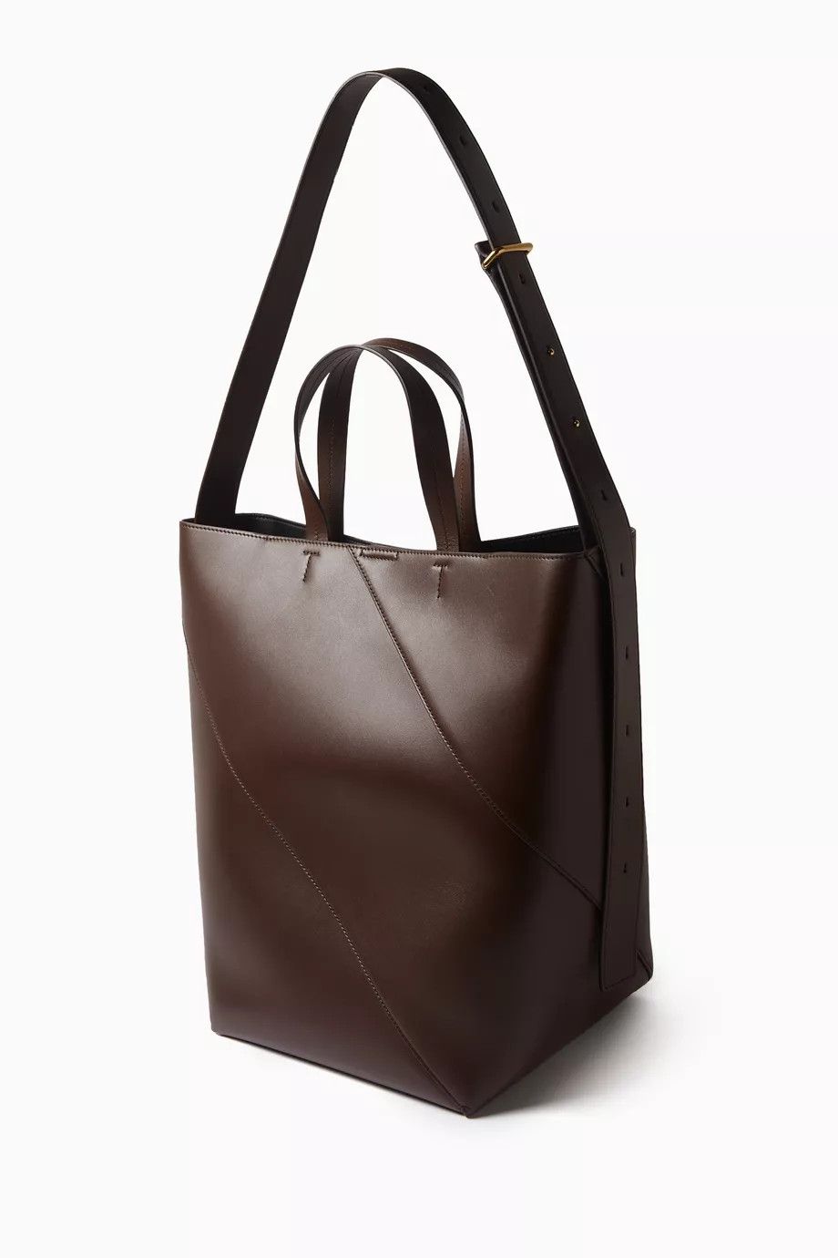 Jil Sander o1w1db10825 Size: OS / Leather Shoulder Bag in Brown Size ONE SIZE - 3 Thumbnail