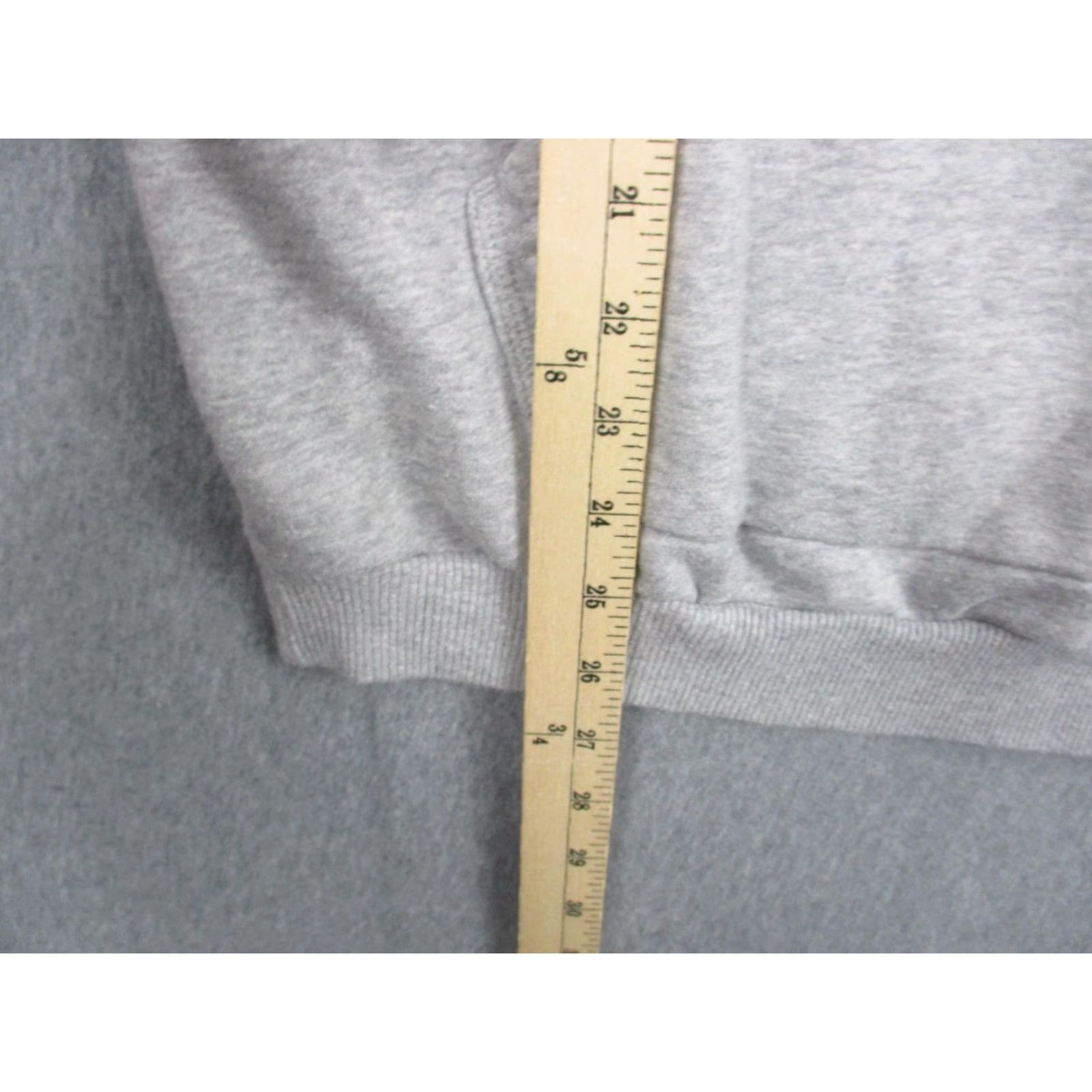 Adidas Adidas Hoodie Mens Small Gray Trefoil Pullover Sweatshirt Graphic Print Pocket Logo BP9486 Size US S / EU 44-46 / 1 - 5 Thumbnail