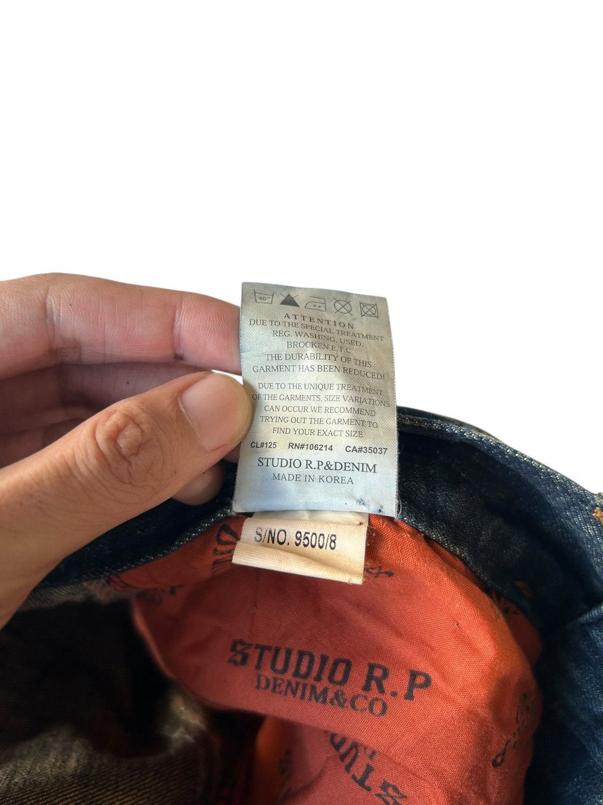 Japanese Brand × Kapital × Vintage Rusty Skull Japanese Brand Studio R.P Denim Jeans Size US 32 / EU 48 - 13 Thumbnail