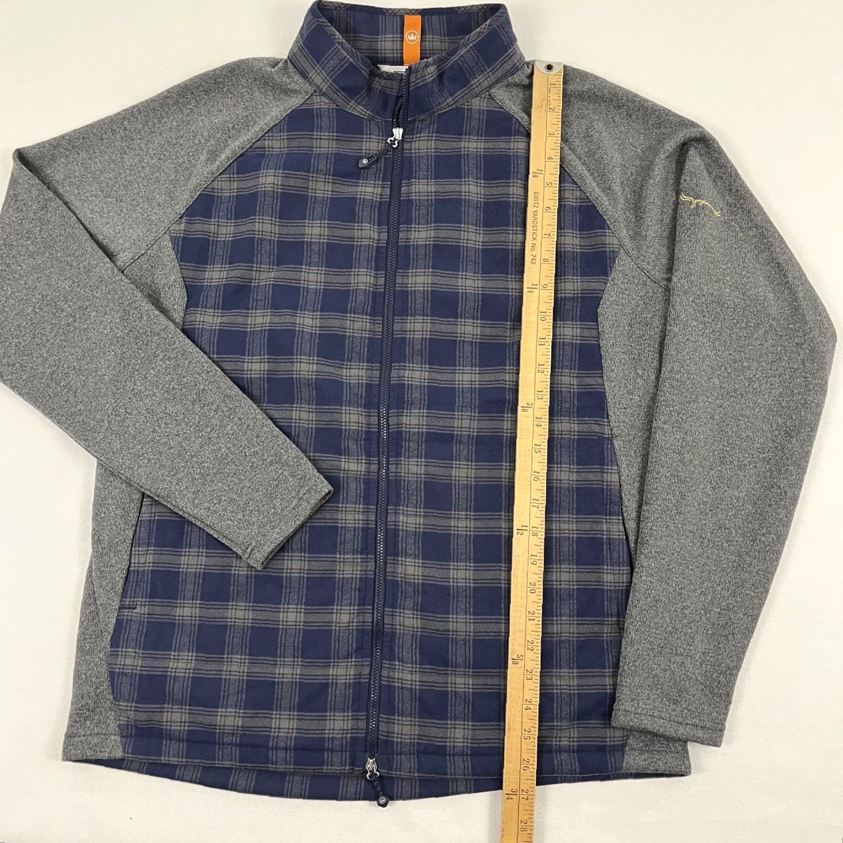 Peter Millar Peter Millar Jacket Mens Large Blue Plaid Flannel Merge Elite Hybrid Golf Preppy Size US L / EU 52-54 / 3 - 5 Thumbnail