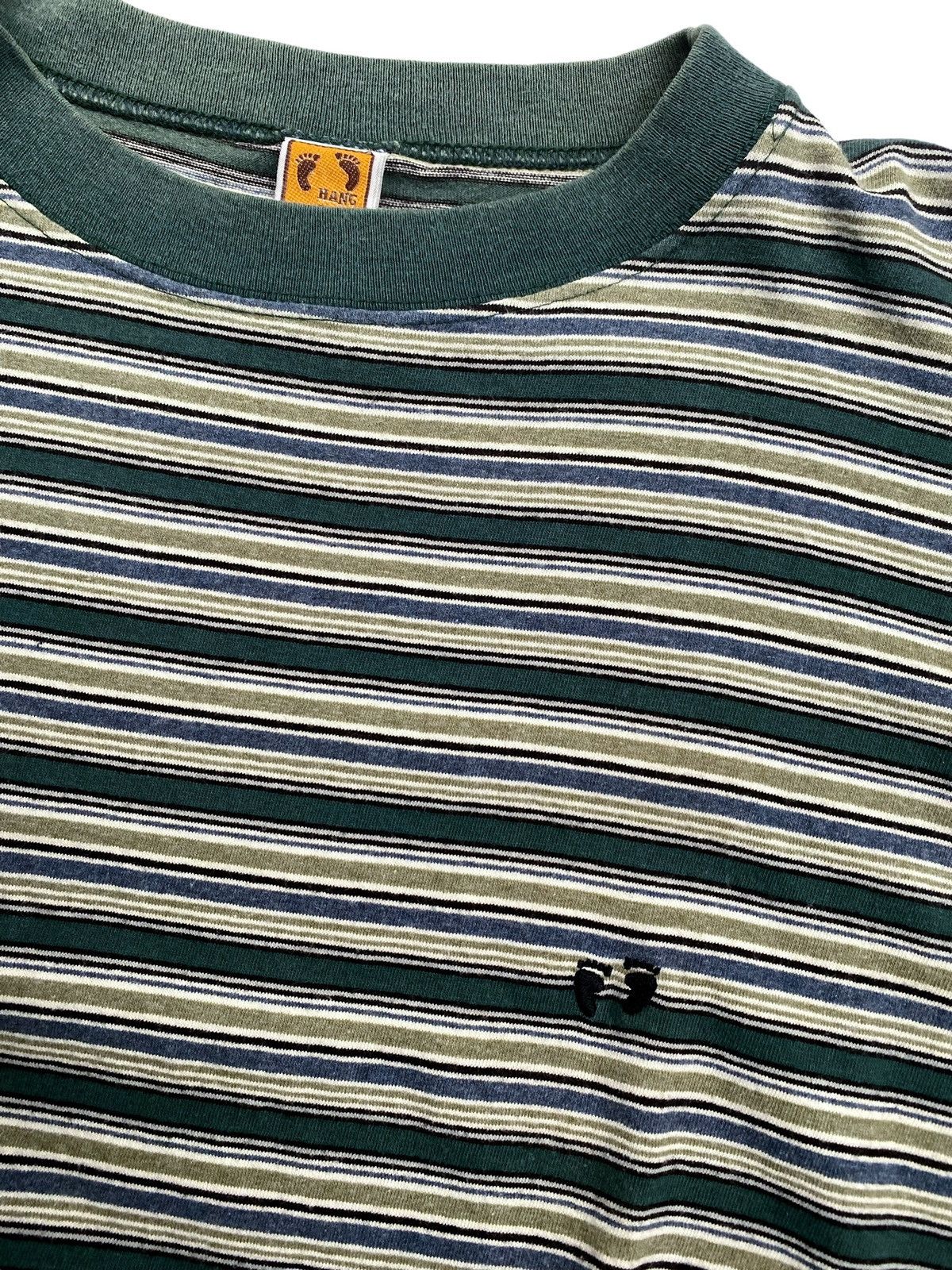 Hang Ten Vintage 90s HANG TEN Grunge Nirvana Striped Pocket Tee Size US L / EU 52-54 / 3 - 3 Thumbnail