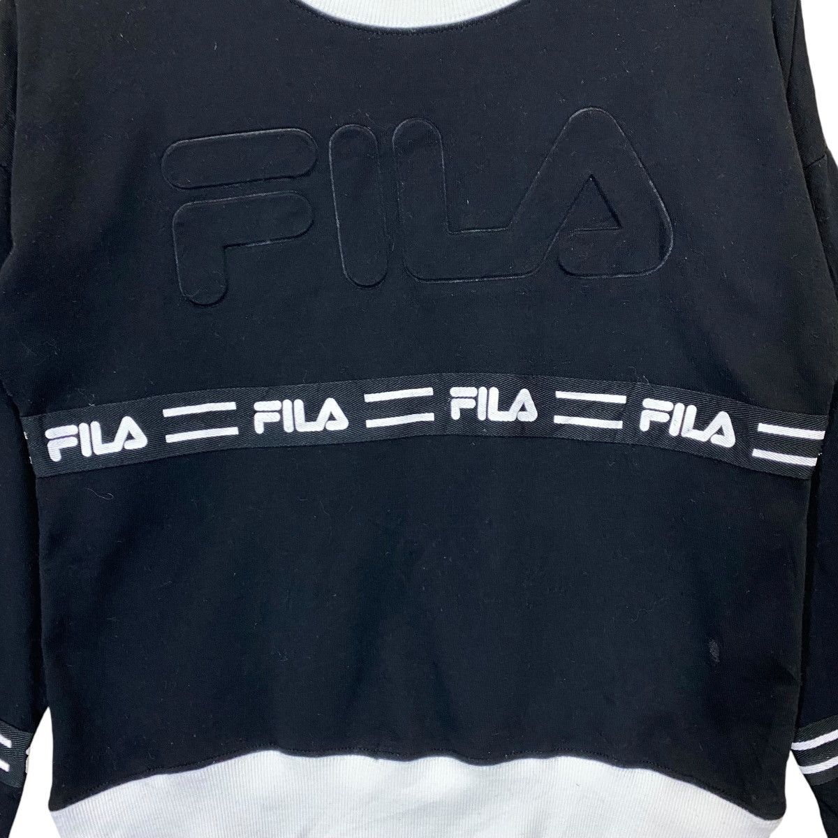 Fila Fila Big Logo Crewneck Sweatshirt Size US S / EU 44-46 / 1 - 5 Thumbnail