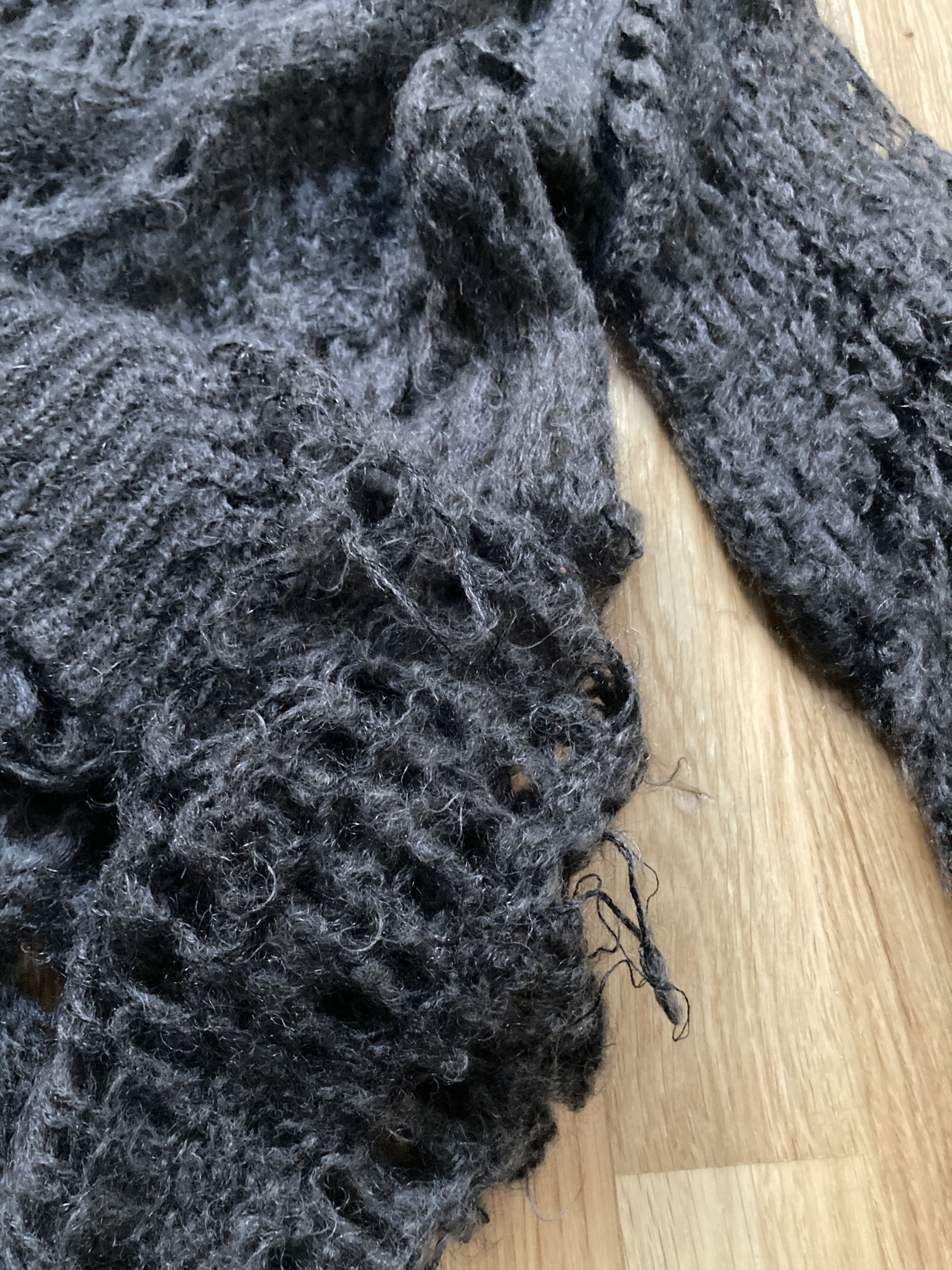 Rick Owens F/W 14 "MOODY" Sample Mohair & Silk Psycho Knit Rick Owens Size US M / EU 48-50 / 2 - 19 Thumbnail