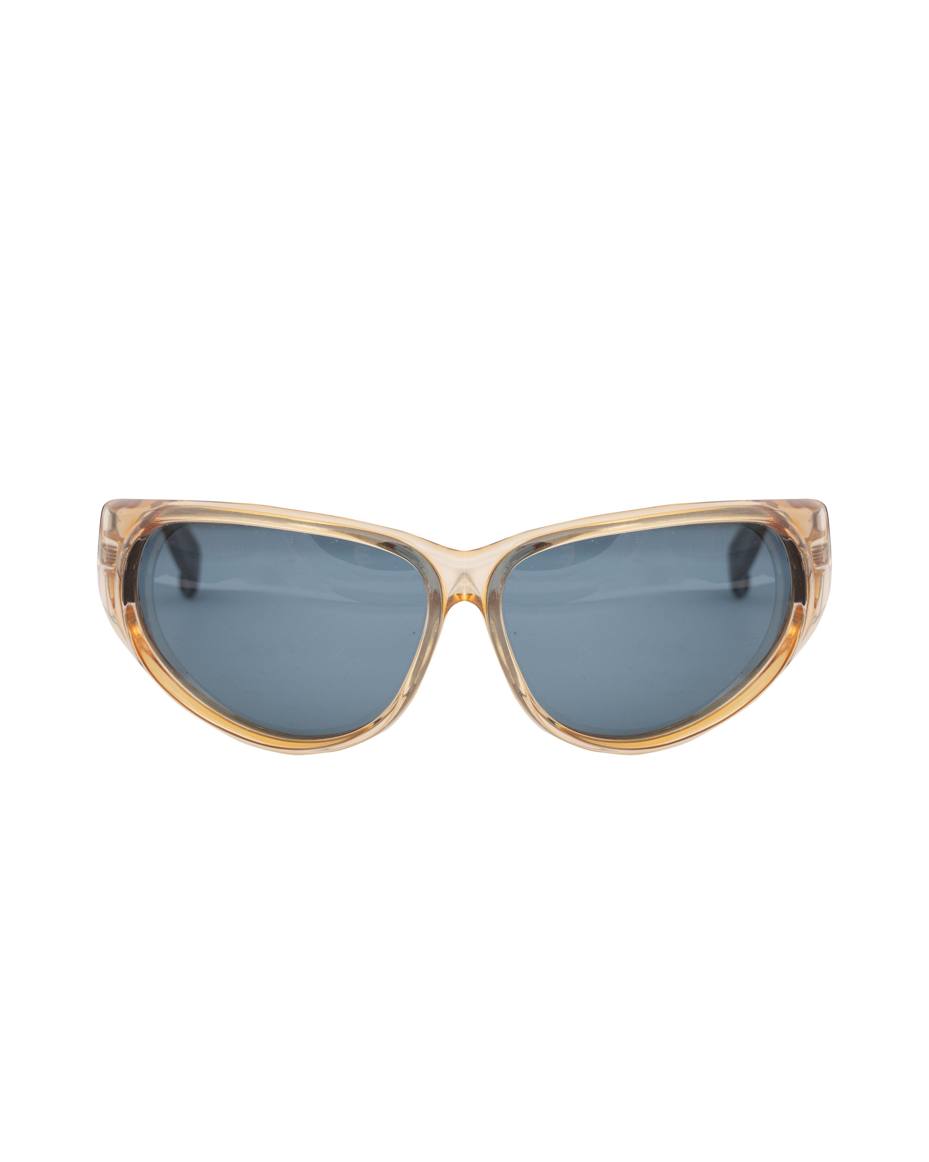 Diesel Diesel '00s Transparent Yellow & Black Plastic Sunglasses Size ONE SIZE - 2 Thumbnail