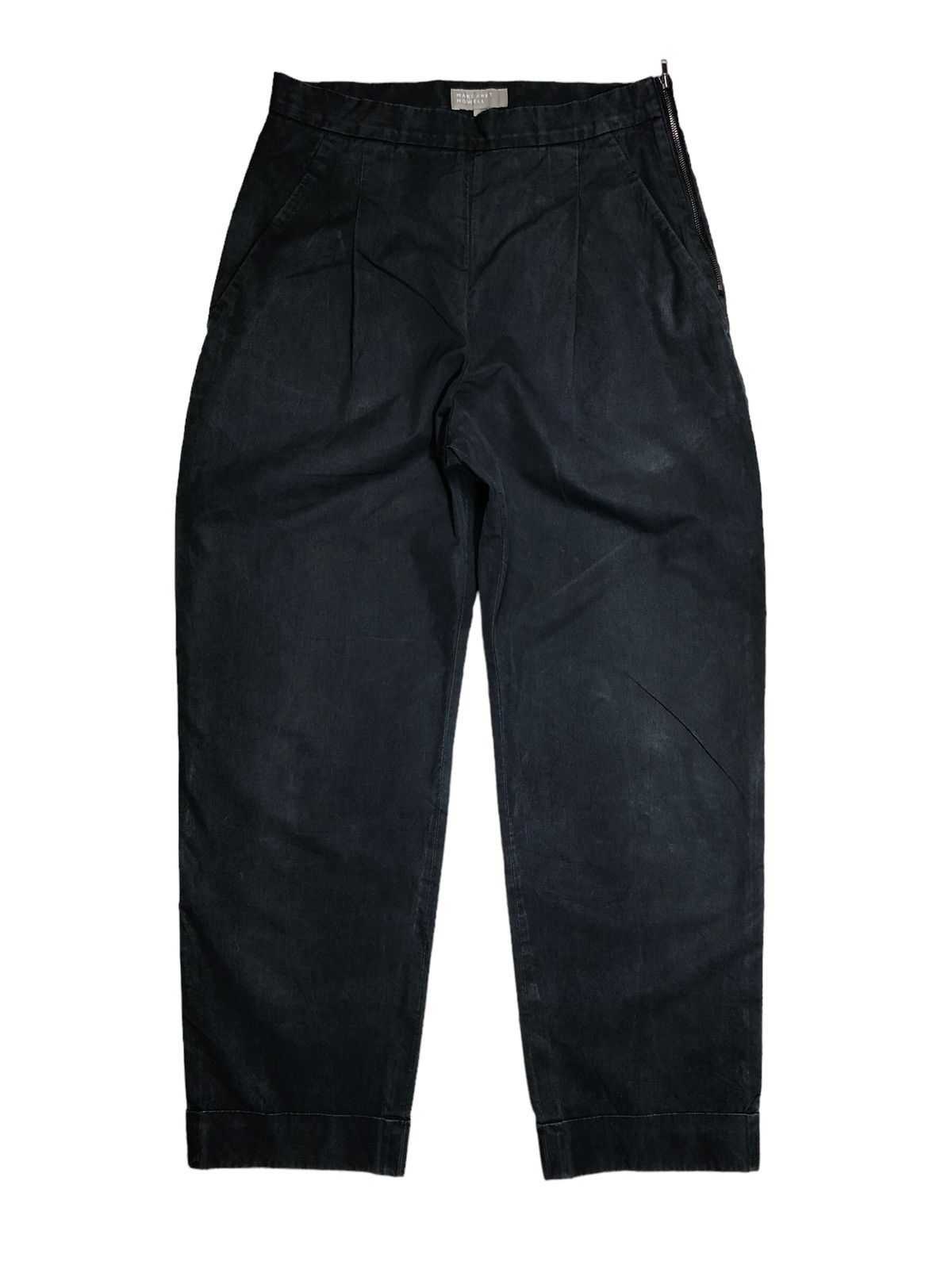 image of Margaret Howell Margarett Howell Side Closure Pants in Black Ash, Women's (Size 27)