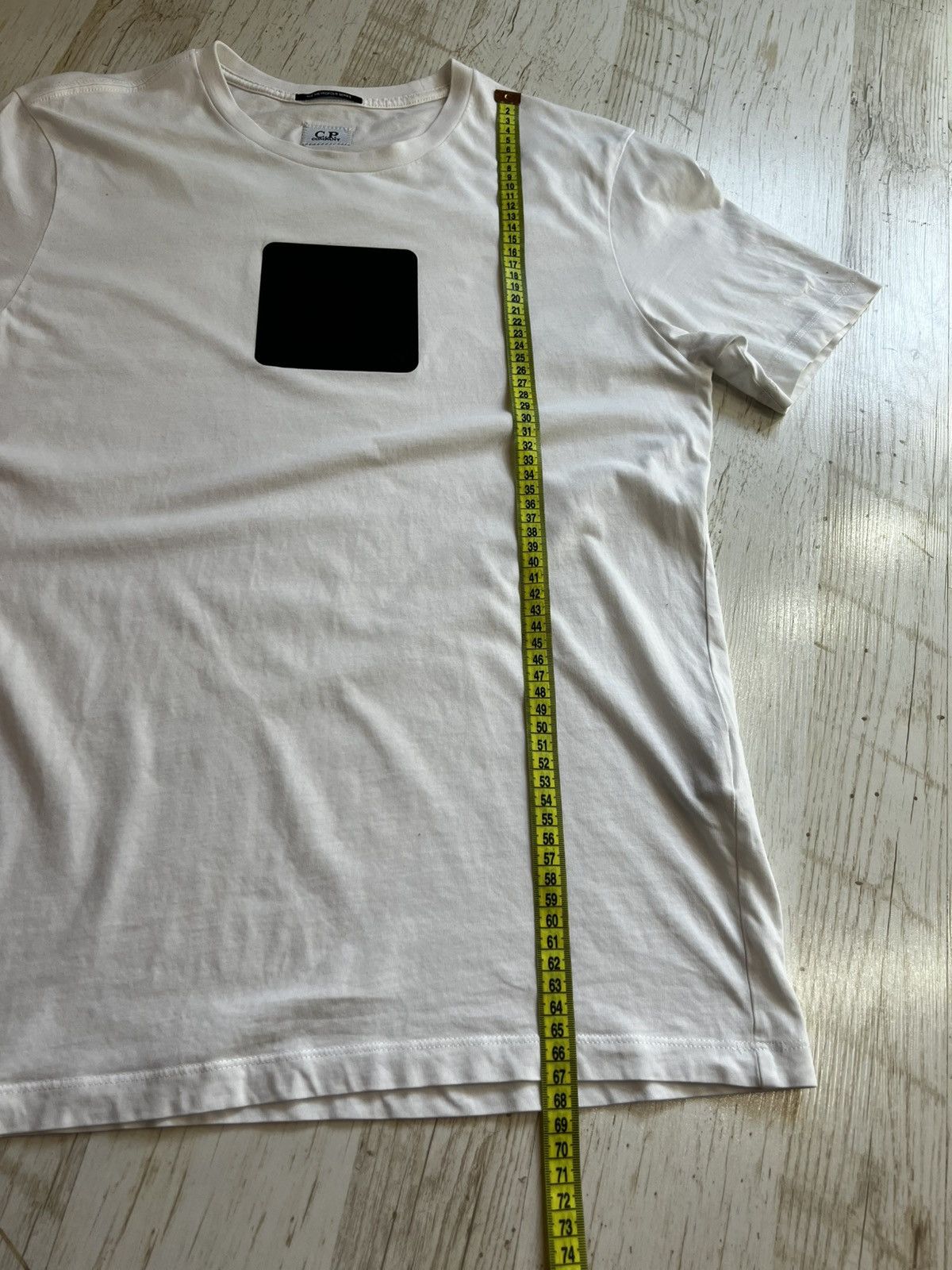 C.P. Company C.P. Company White Lightweight T-Shirt S Rubber Logo Cotton Size US S / EU 44-46 / 1 - 15 Thumbnail