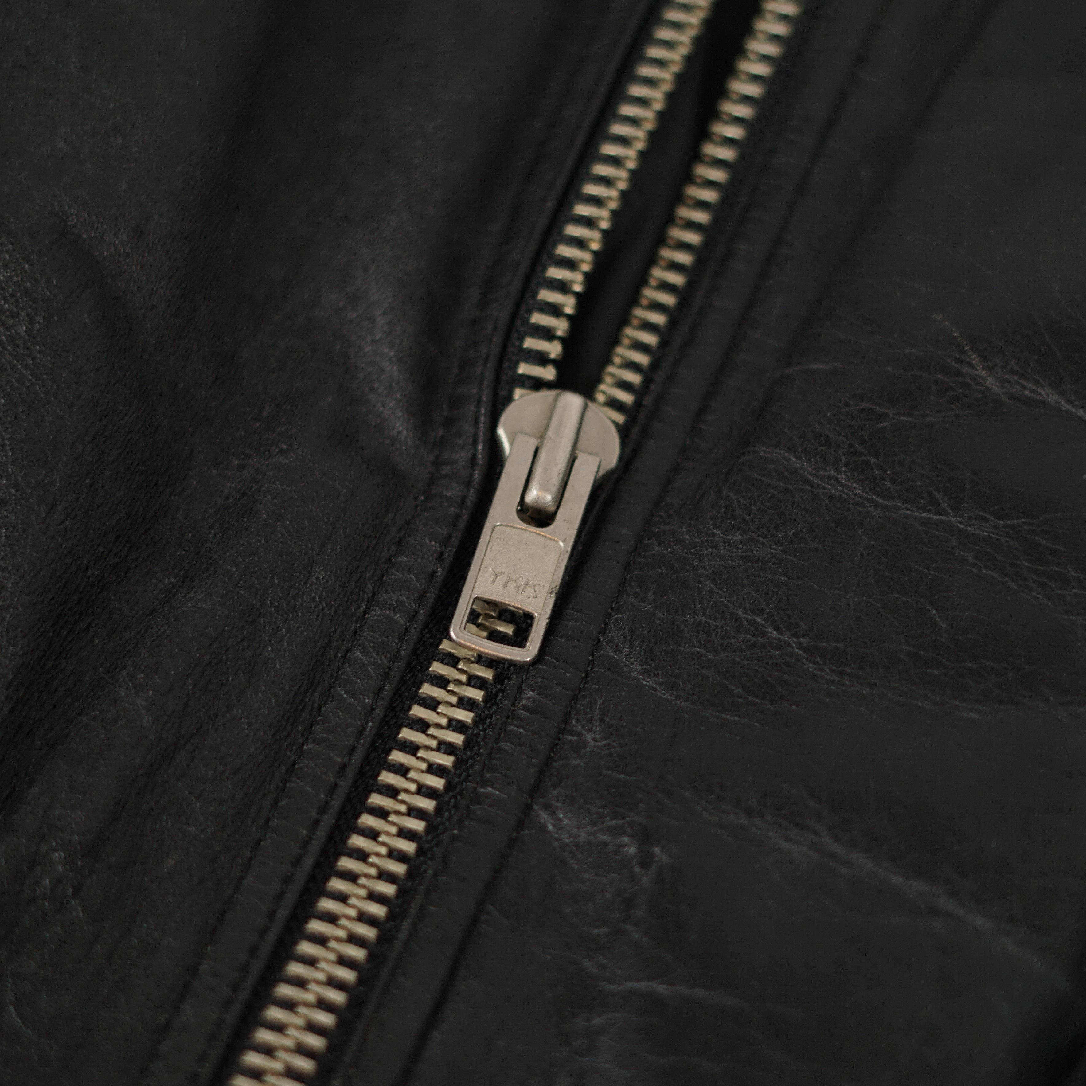 Kansai Yamamoto 90's Kansai Yamamoto / Genuine Leather Bomber Jacket Size US M / EU 48-50 / 2 - 5 Thumbnail
