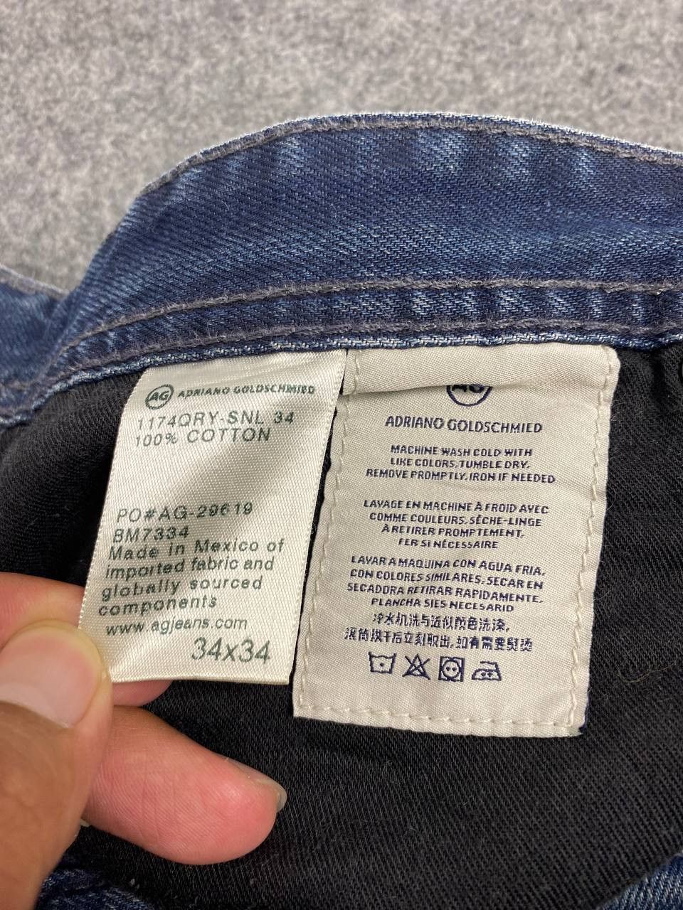 AG Adriano Goldschmied AG adriano goldschmeid distressed denim nice design Size US 36 / EU 52 - 12 Thumbnail