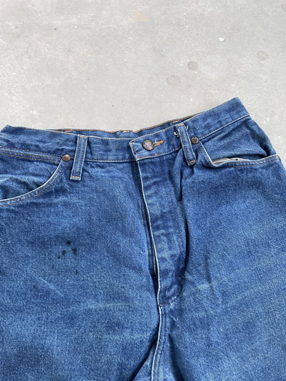 Wrangler VINTAGE WRANGLER DISTRESSED DENIM Size US 36 / EU 52 - 3 Thumbnail