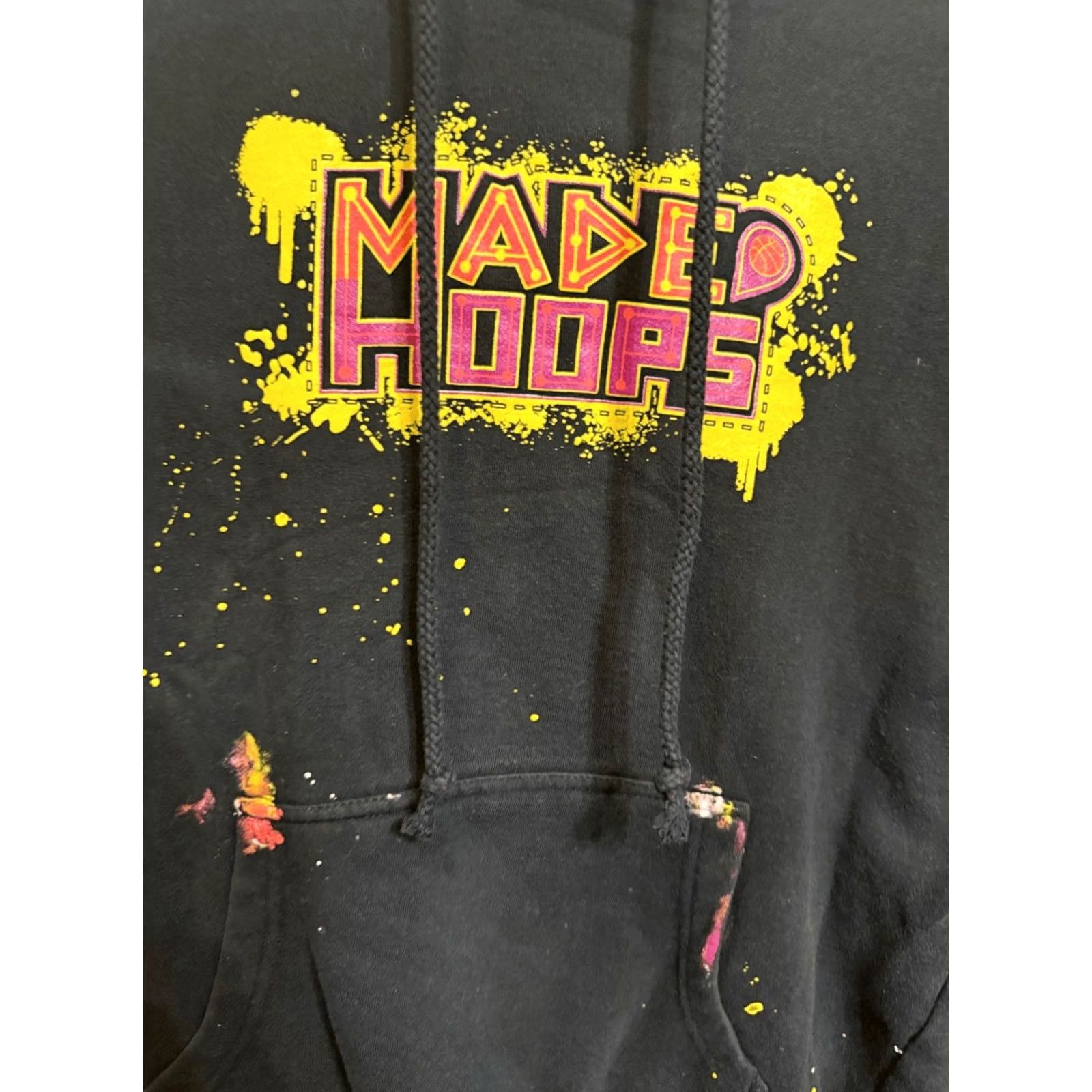 Logo 7 Made Hoops Hoodie Pullover Multicolor Splatter Paint Logo Sweatshirt Black Small Men’s Size US S / EU 44-46 / 1 - 2 Thumbnail
