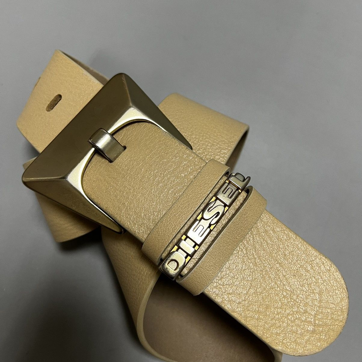Diesel Diesel leather belt cream Size ONE SIZE - 10 Thumbnail