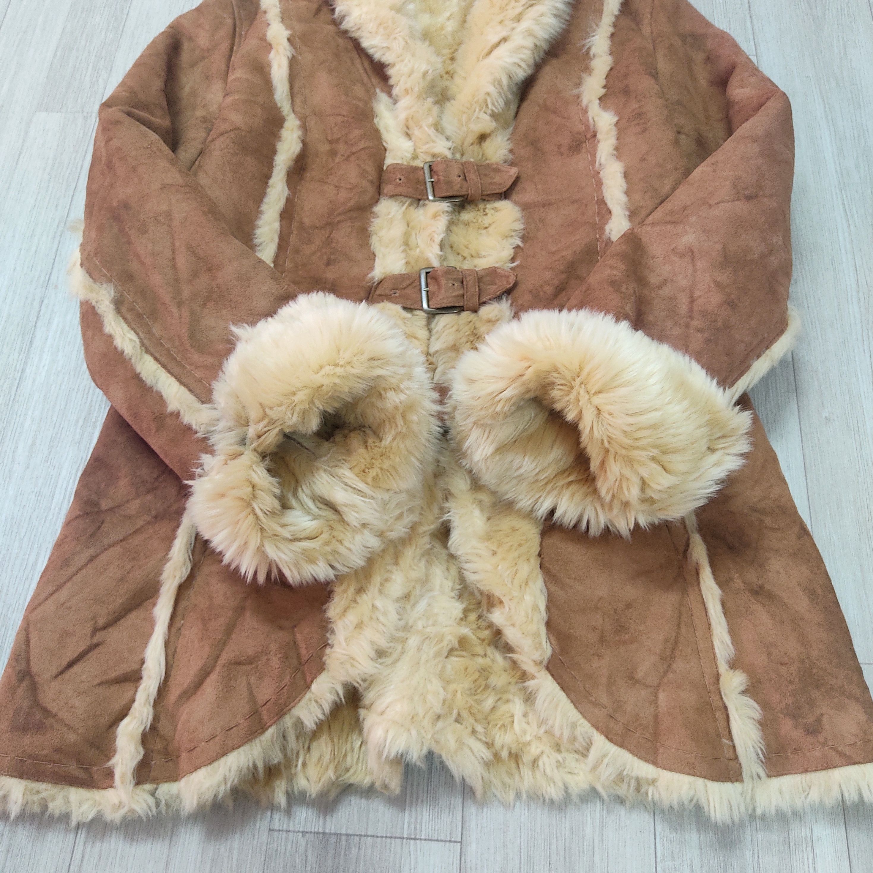 Japanese Brand VOUS MÊME Suede Faux Fur Shearling Leather Jacket Size S / US 4 / IT 40 - 7 Thumbnail