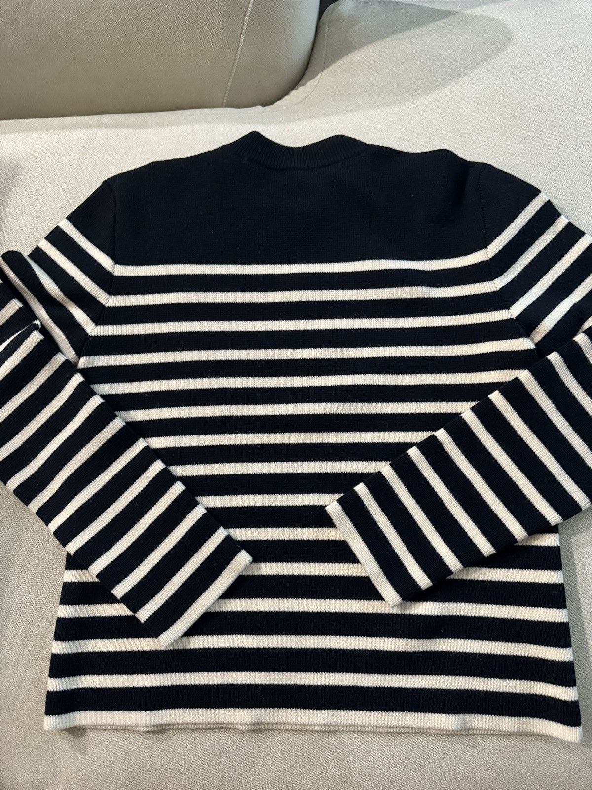 Celine Breton Stripe Crew Neck Knit Size US S / EU 44-46 / 1 - 4 Thumbnail