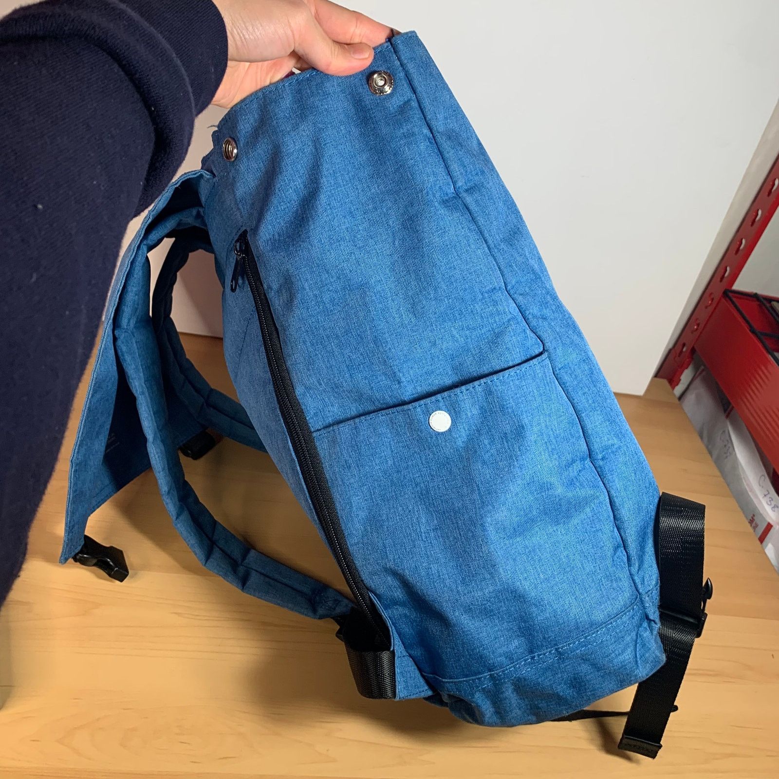 Other Anello High Density Mokucho Polyester in Blue Backpack Size ONE SIZE - 13 Thumbnail