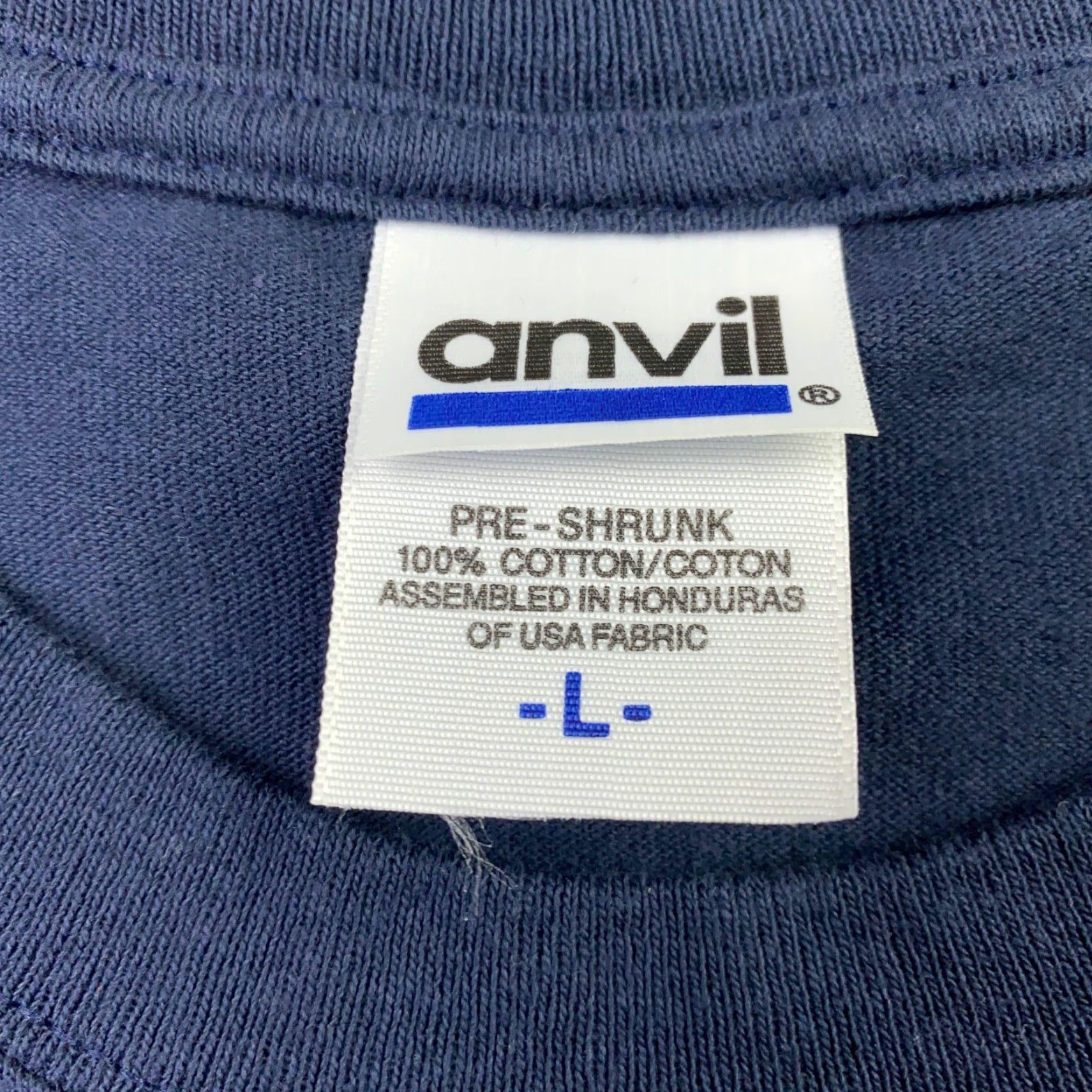 Anvil VINTAGE Nevada Palace Shirt Mens L Blue Las Vegas Slot Bonus Capital Patriotic Flag Size US L / EU 52-54 / 3 - 5 Thumbnail