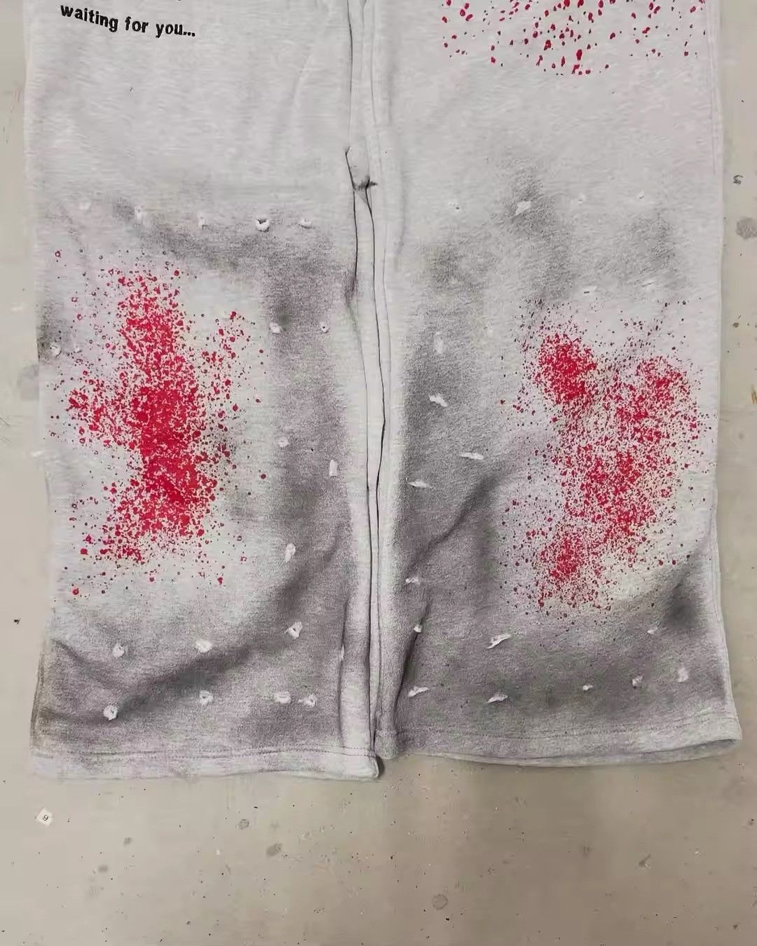 Japanese Brand × Vintage Trendy Double Waist Print Graffiti Casual Pant Size US 33 - 6 Thumbnail