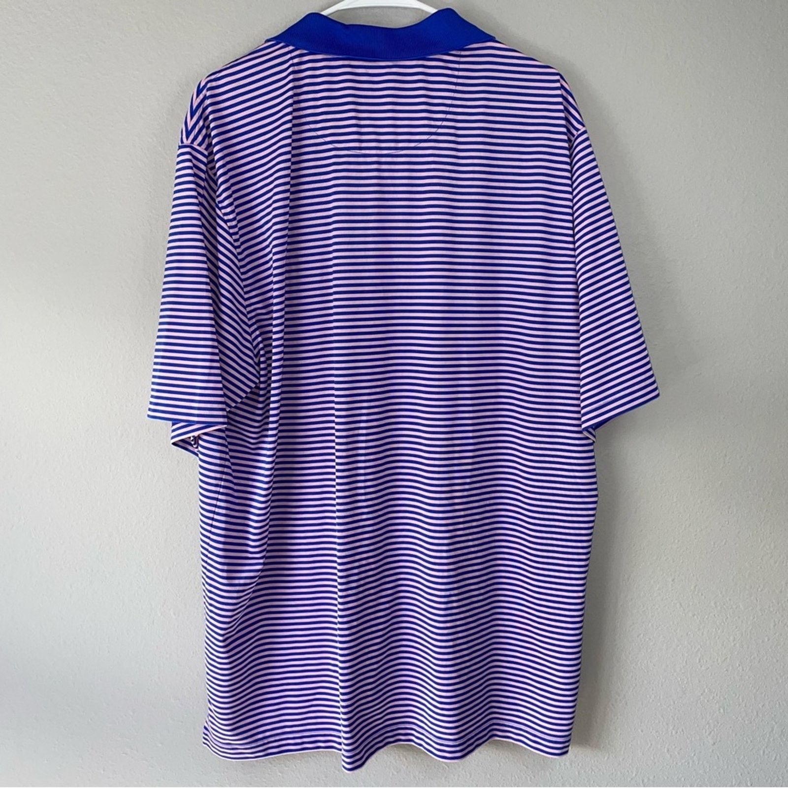 Donald Ross Donald Ross Stripe Polo XL Men Golf Embroidered Short Sleeve Size US XL / EU 56 / 4 - 3 Thumbnail