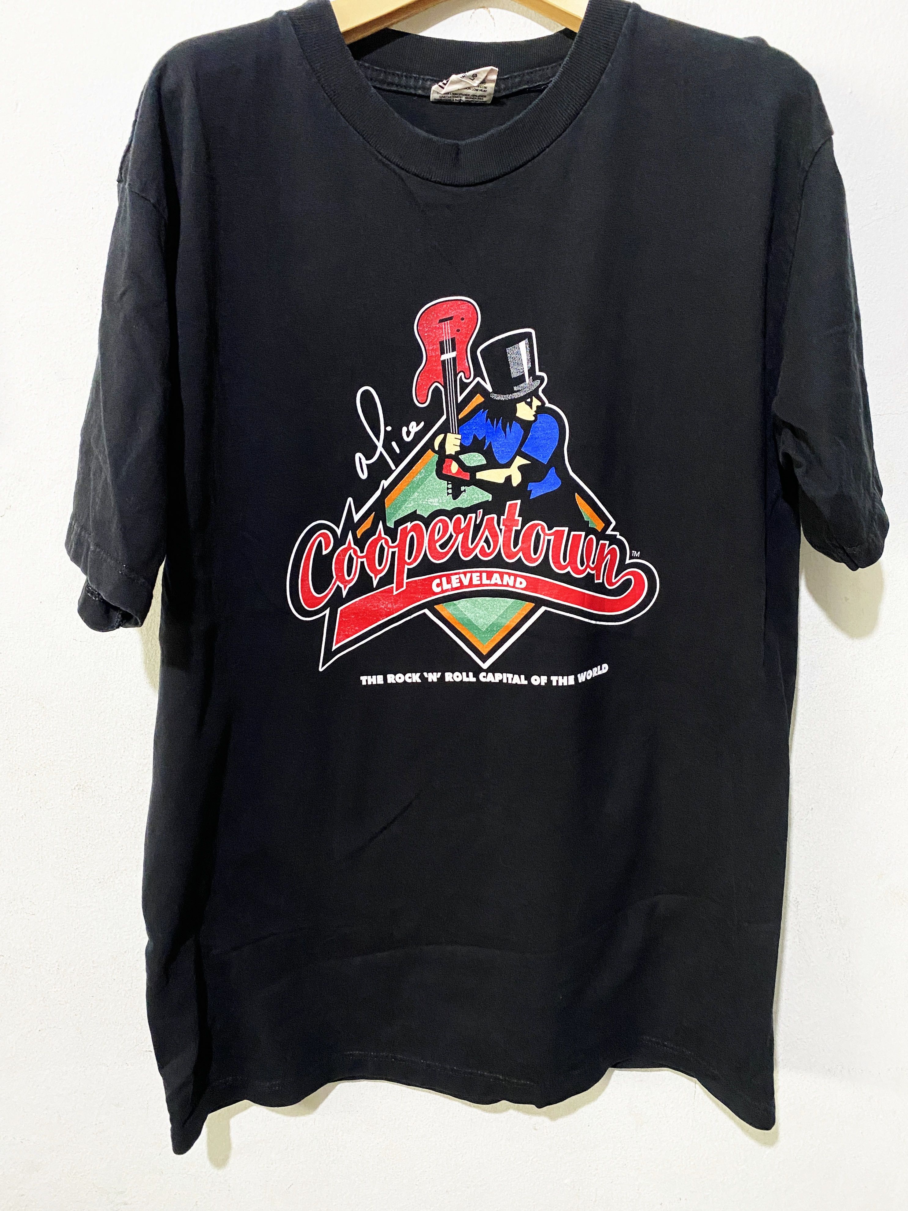 Band Tees × MLB × Vintage intage 90s Alice Cooperstown Shirt Size US L / EU 52-54 / 3 - 1 Thumbnail