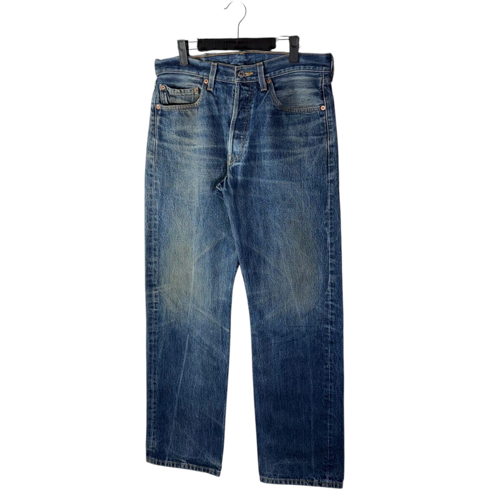 Levi's Vintage Levi's 501 Straight Leg Denim Jeans 33x32 Size US 33 - 3 Thumbnail