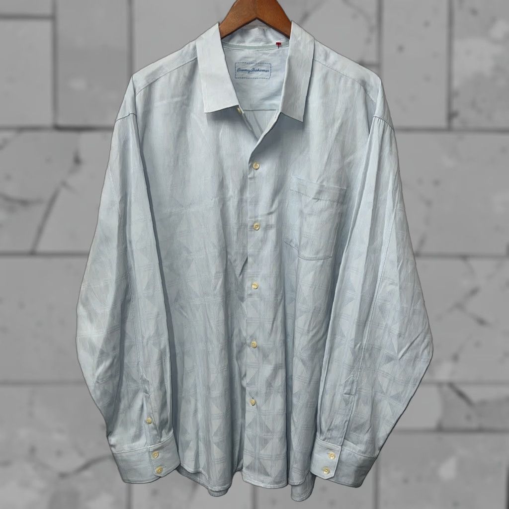 Tommy Bahama Tommy Bahama Button-Up Shirt Mens 2XL Blue Long Sleeve Regular Size US XXL / EU 58 / 5 - 1 Thumbnail