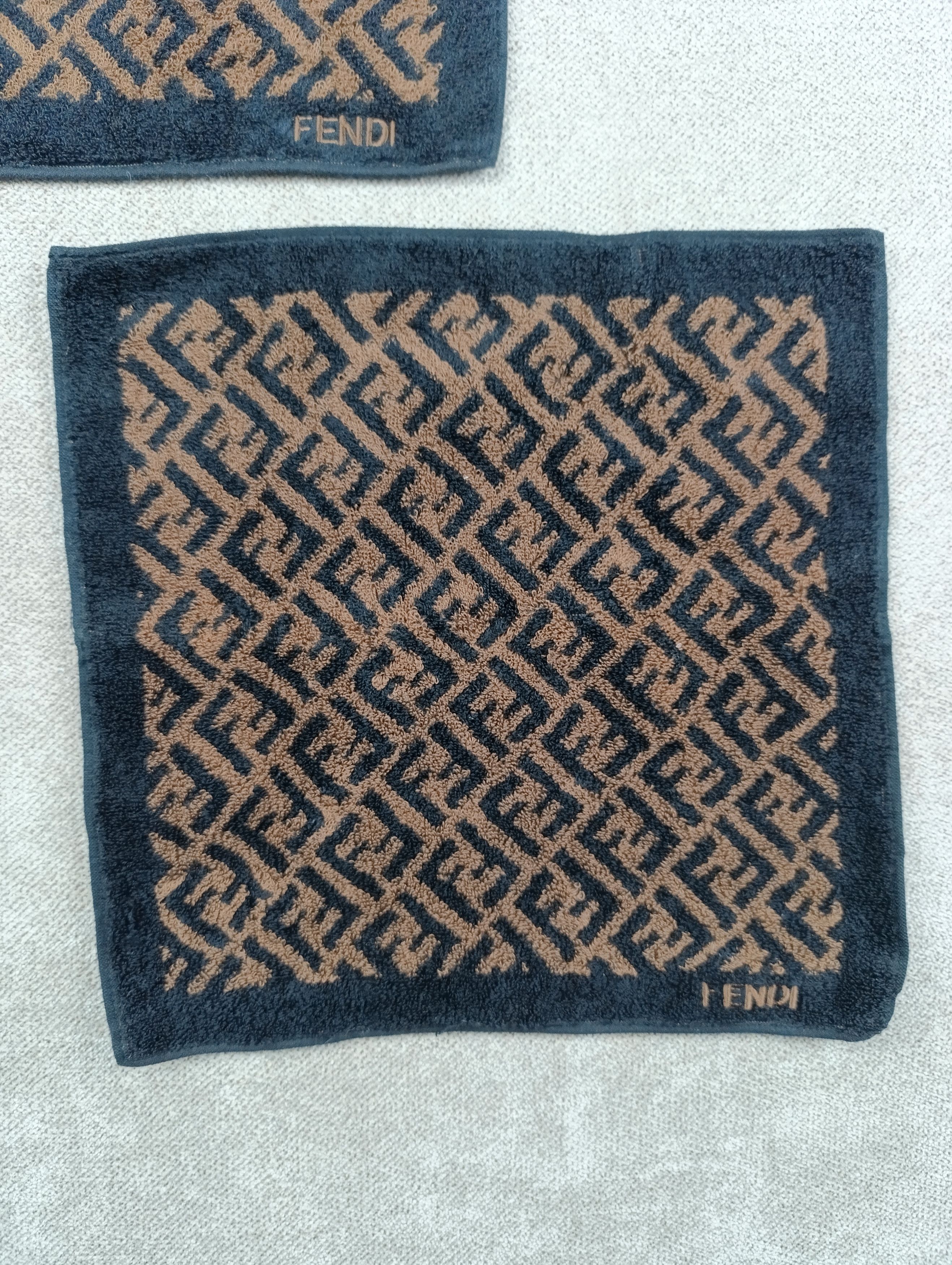 Fendi FENDI MONOGRAM TWO SMALL HANDS COTTON TOWEL VINTAGE Size ONE SIZE - 8 Thumbnail