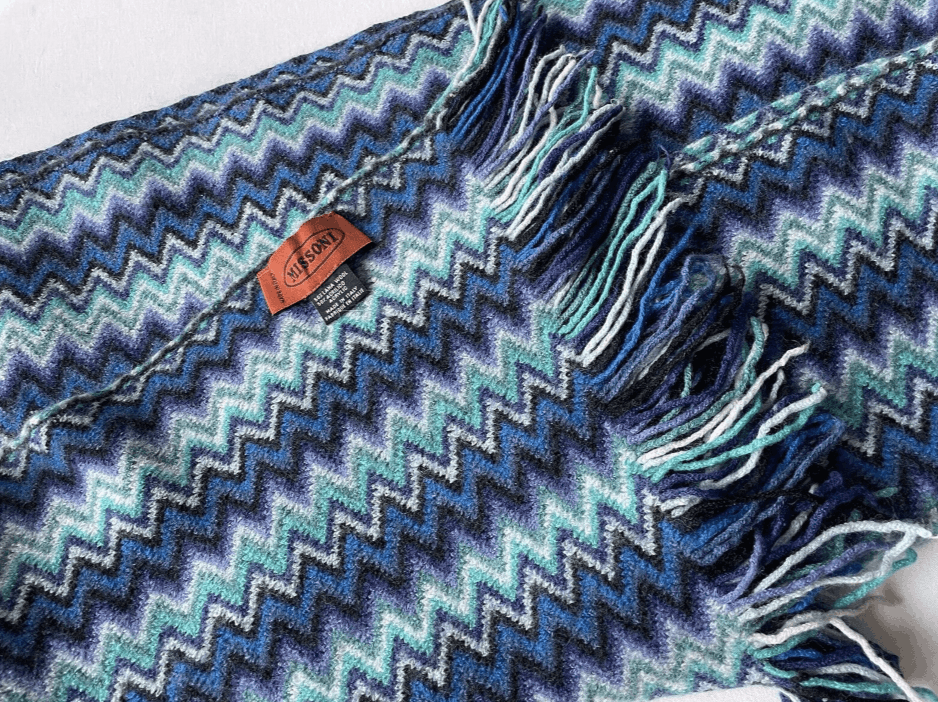 Missoni MISSONI LUXURY ZIG ZAG MULTIE COLORED WOOL SCARF ITALY Size ONE SIZE - 4 Thumbnail
