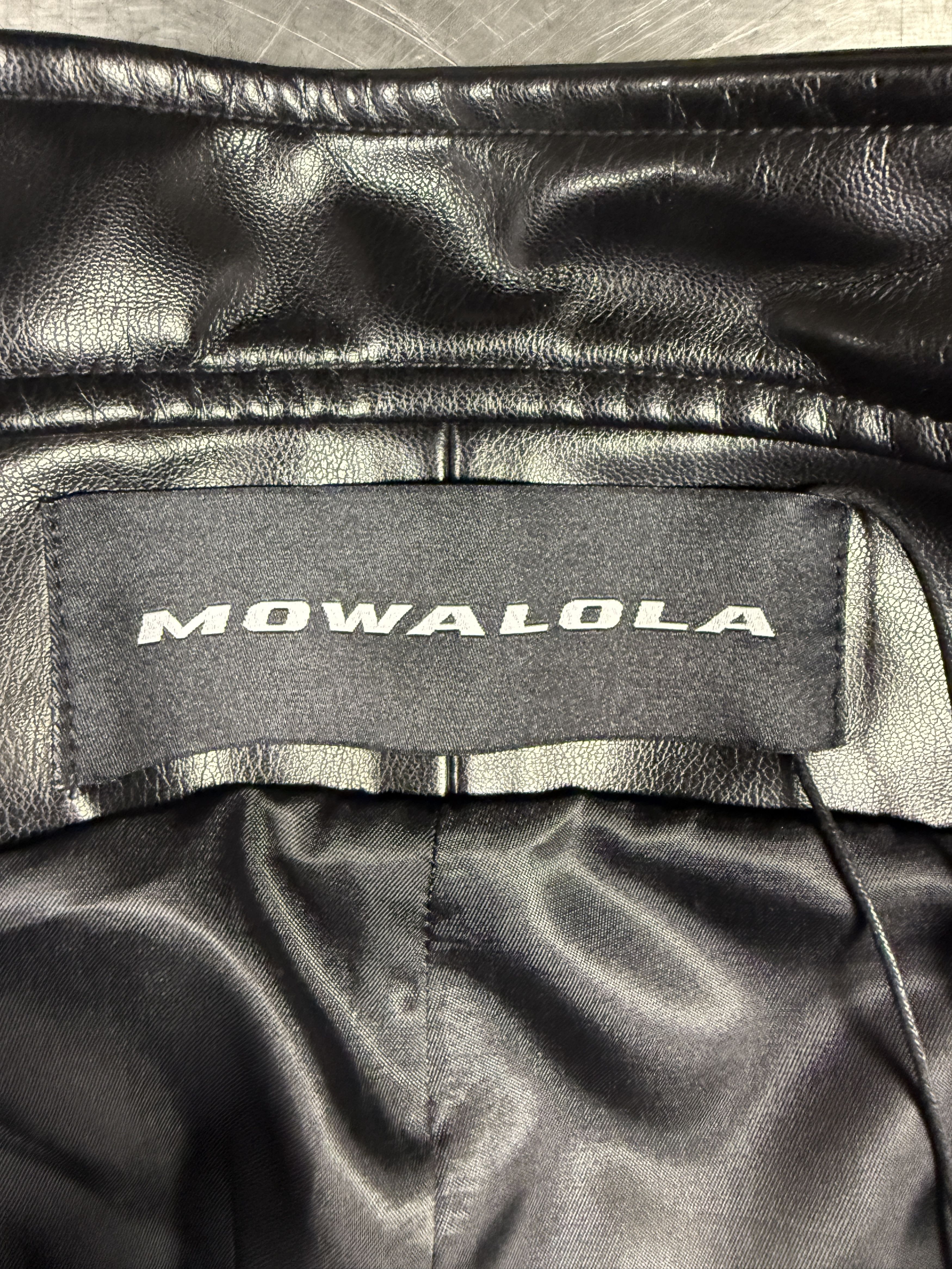 Mowalola $890 Mowalola Faux Leather Printed Stone Pants Size 30" / US 8 / IT 44 - 7 Thumbnail