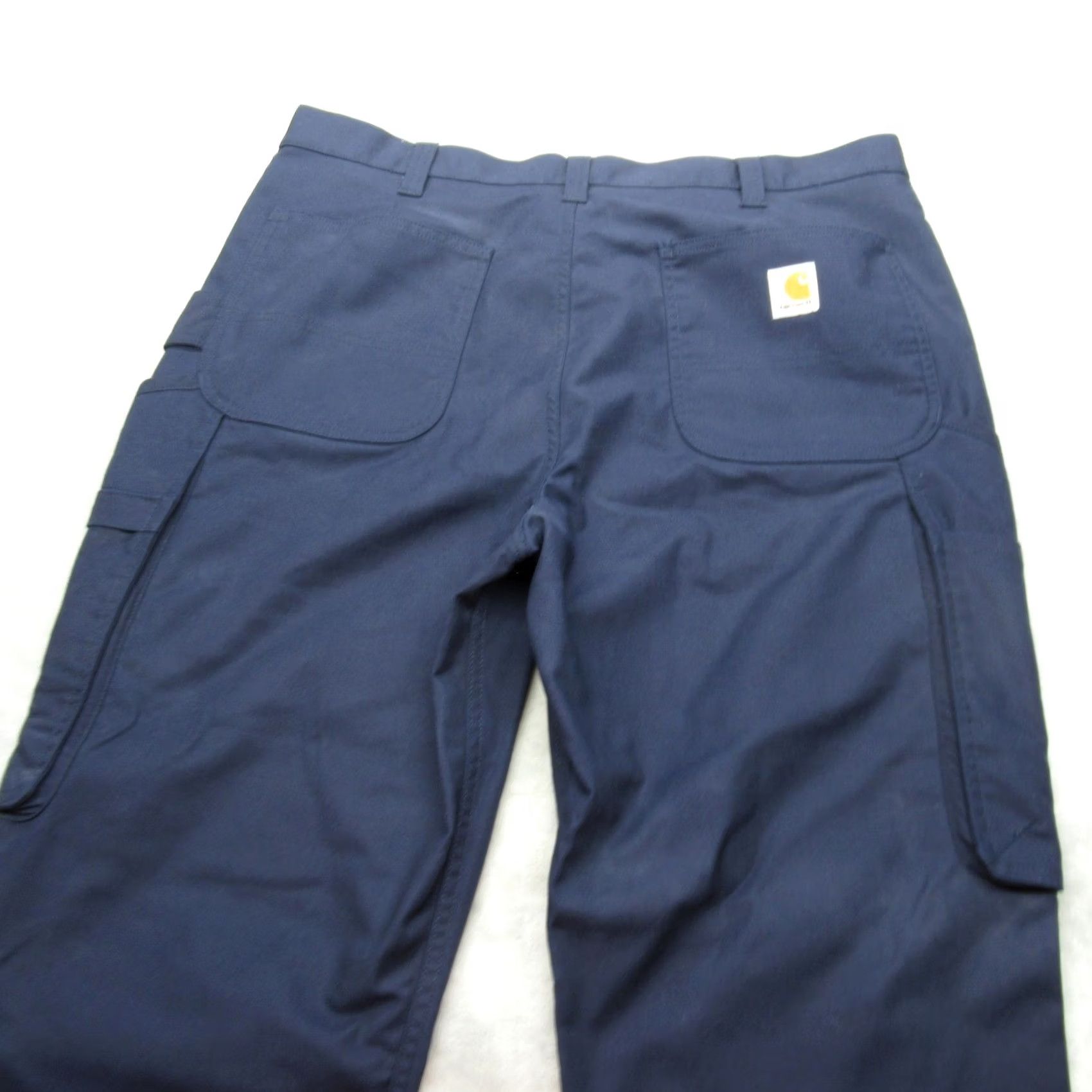 Carhartt Carhartt Pants Mens 36 36x31 Navy Rugged Loose Fit Cargo Pockets Work Bootcut Size US 36 / EU 52 - 6 Thumbnail
