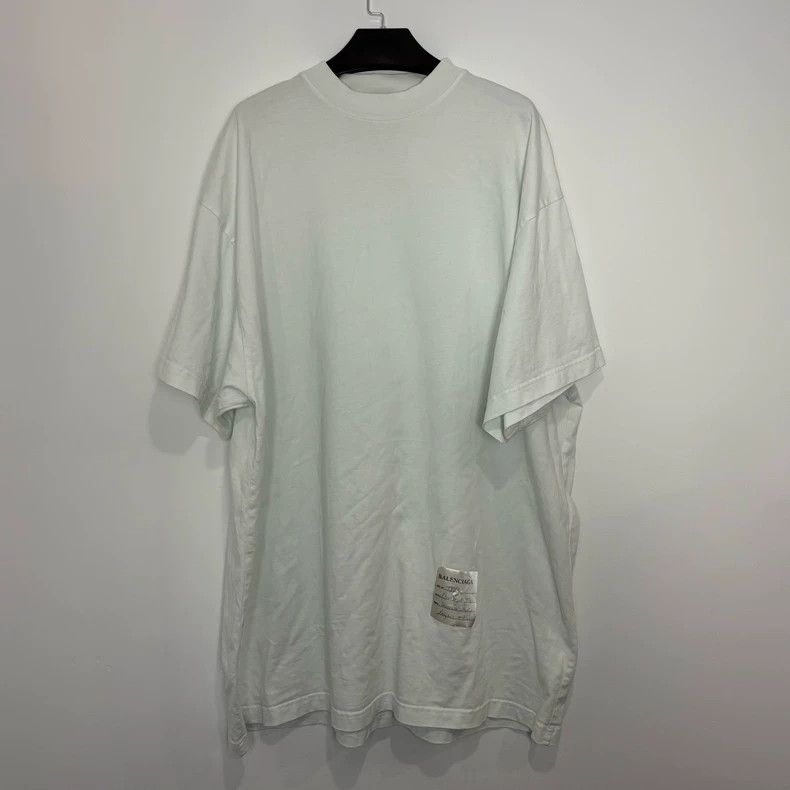 Balenciaga Balenciaga SS24 plain logo tag short-sleeve T-shirt, loose Size US L / EU 52-54 / 3 - 1 Thumbnail