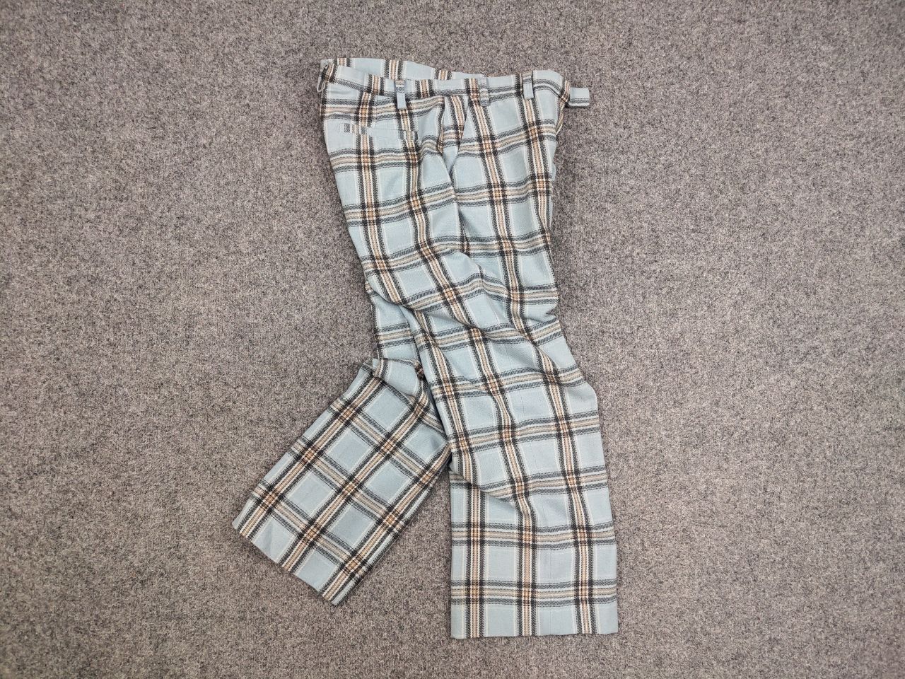 Katharine Hamnett London Vintage Katharine Hamnett Blue Wool Blend Trouser Pants Size 32" / US 10 / IT 46 - 11 Thumbnail