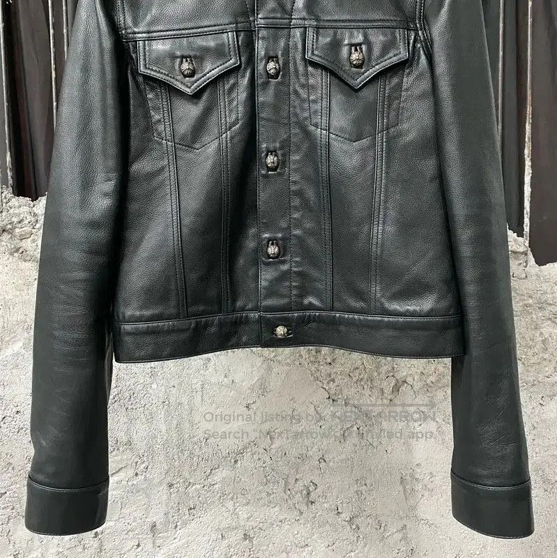 Chrome Hearts Chrome Hearts Black Leather Women's Jacket . Size S / US 4 / IT 40 - 4 Thumbnail