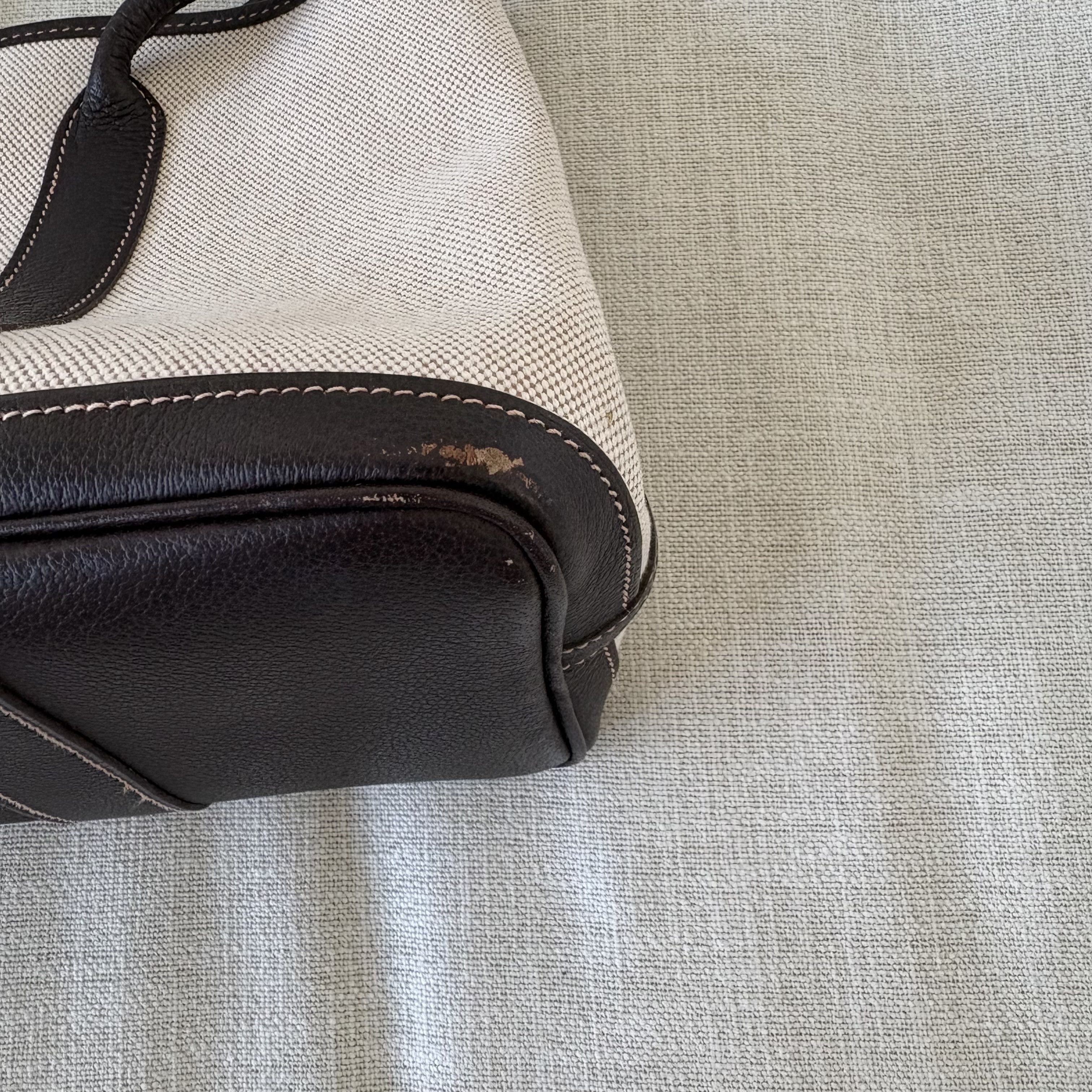 Hermes Hermès Garden Party TPM Marron Graines Toile H Buffle Size ONE SIZE - 9 Thumbnail