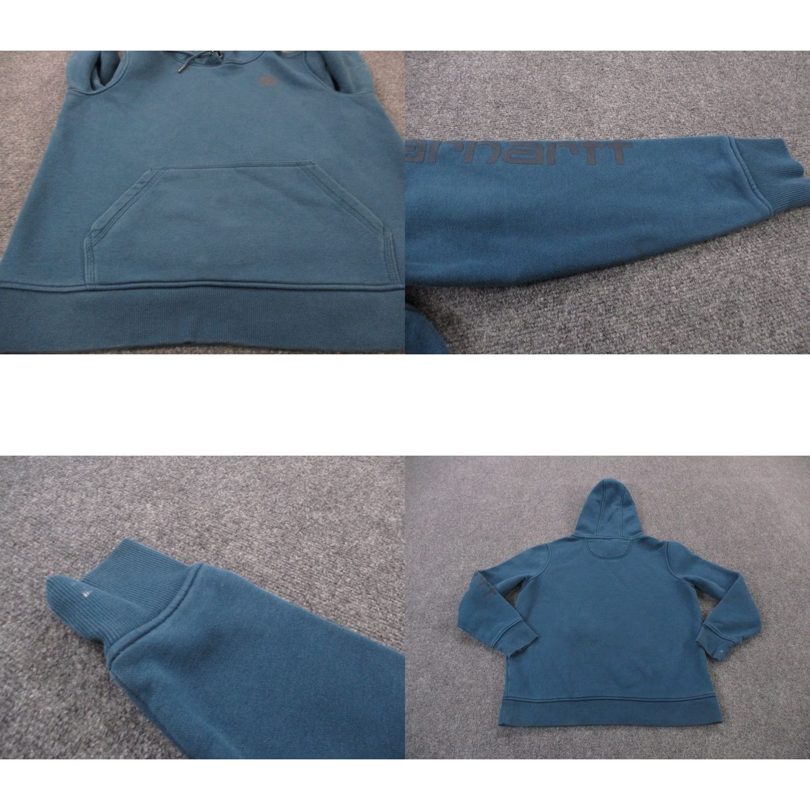 Carhartt Carhartt Hoodie Sweatshirt Womens L Relaxed Outdoor Workwear Logo Blue Size L / US 10 / IT 46 - 8 Thumbnail