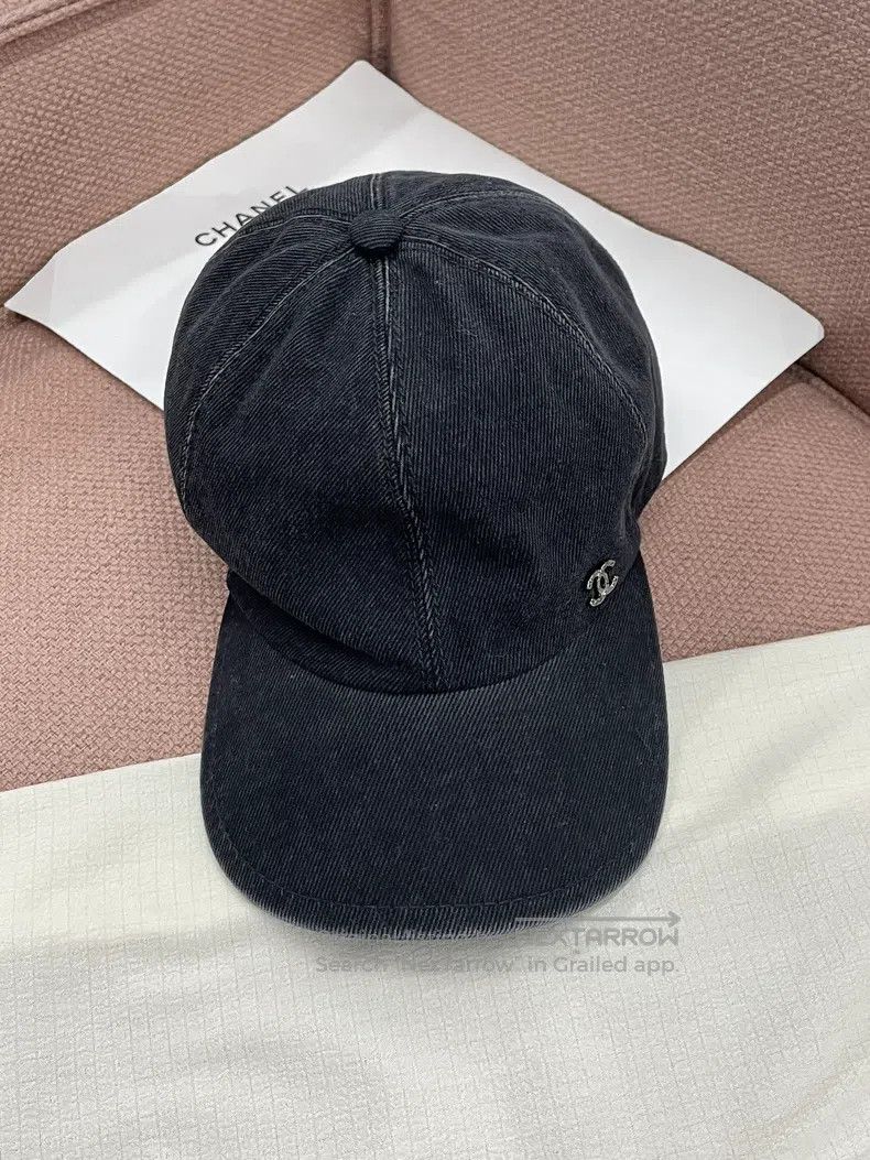 Chanel Chanel Old cowboy double C baseball cap cap Size ONE SIZE - 3 Thumbnail