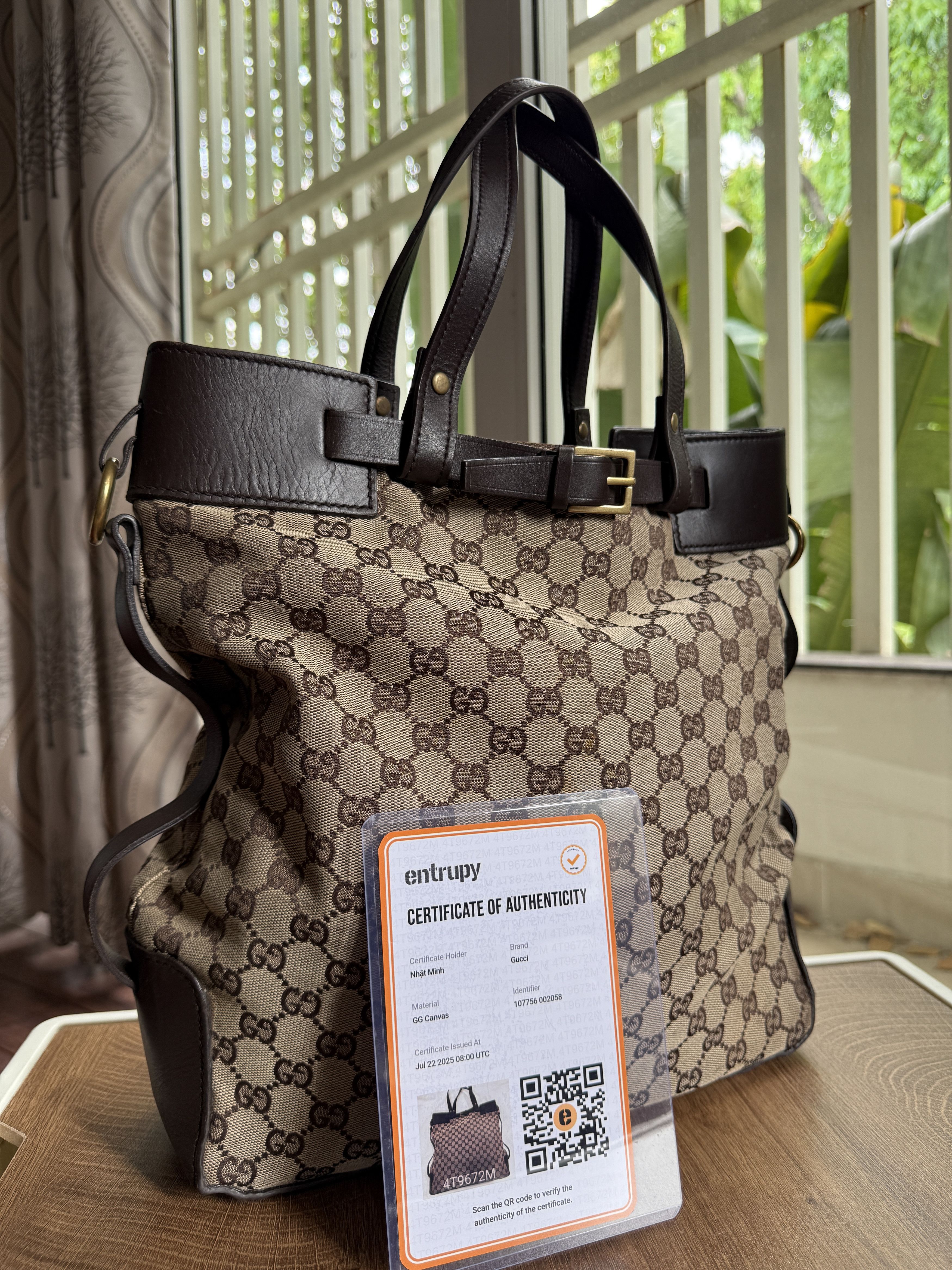 Gucci Gucci GG Canvas Tote Bag Size ONE SIZE - 2 Thumbnail