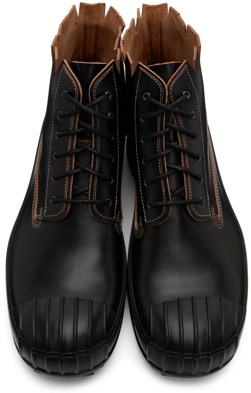 Maison Margiela o1y1124 Fring Ankle Boots In Black Size US 6 / EU 39 - 1 Thumbnail