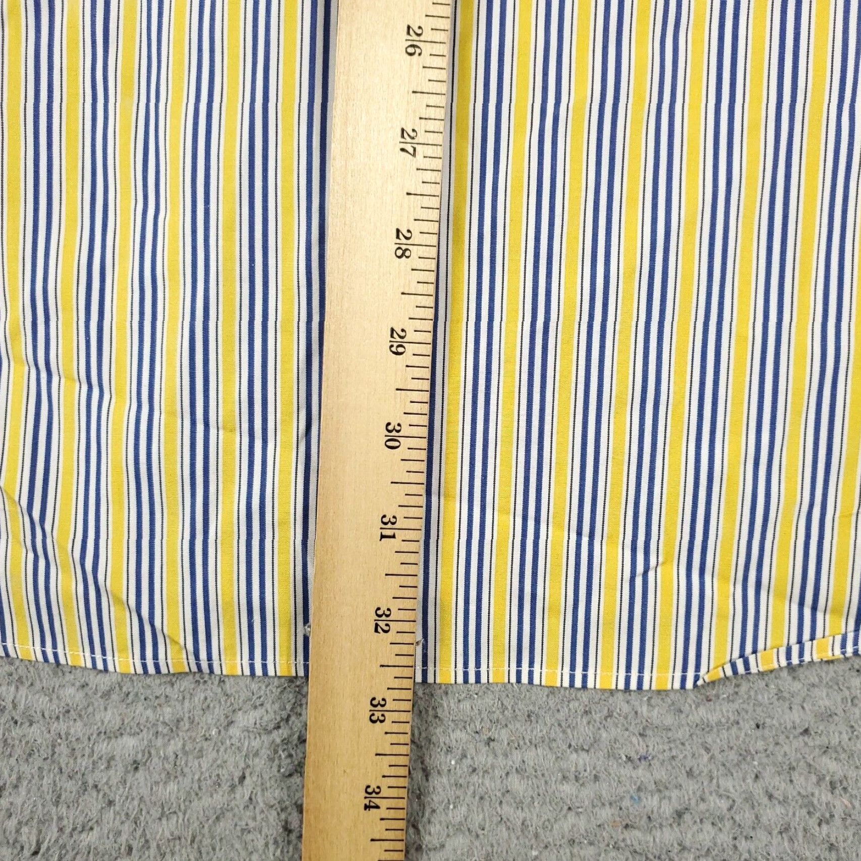 Ralph Lauren Ralph Lauren Shirt Mens Large Yellow Striped Casual Button Up Long Sleeve Size US L / EU 52-54 / 3 - 4 Thumbnail