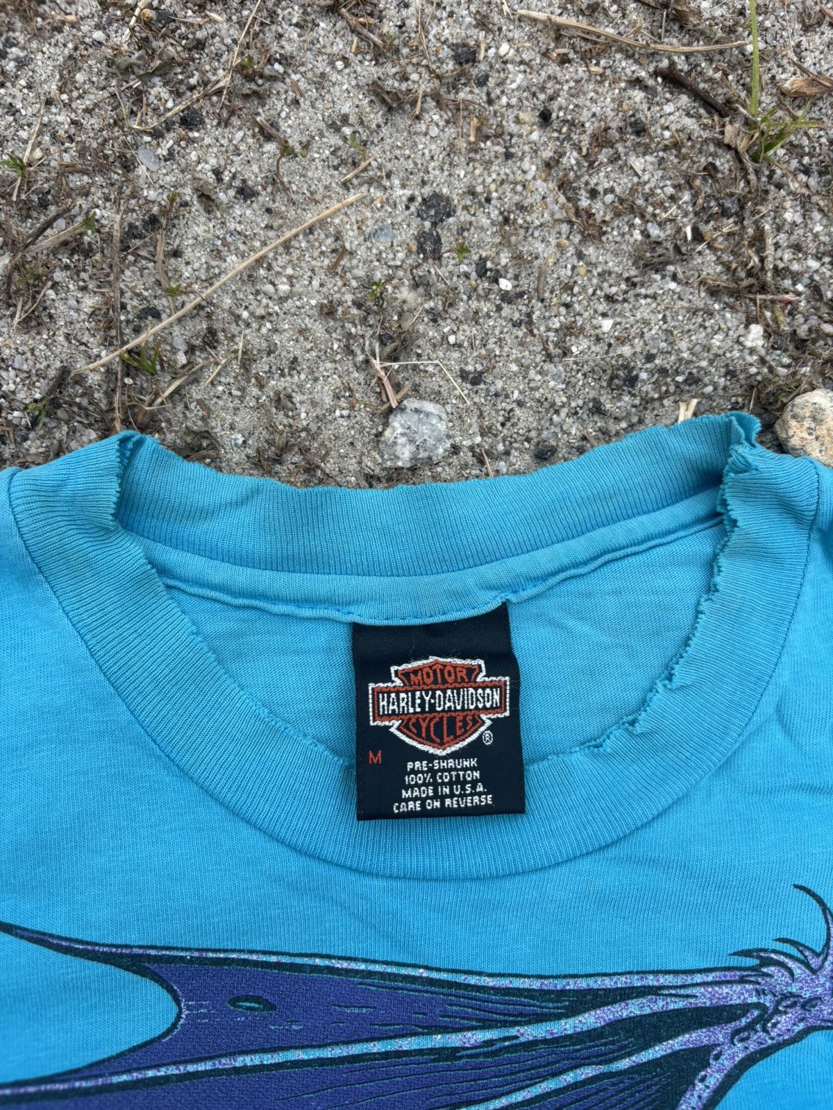 Harley Davidson Vintage Harley Davidson Dragon Tshirt Size US M / EU 48-50 / 2 - 5 Thumbnail