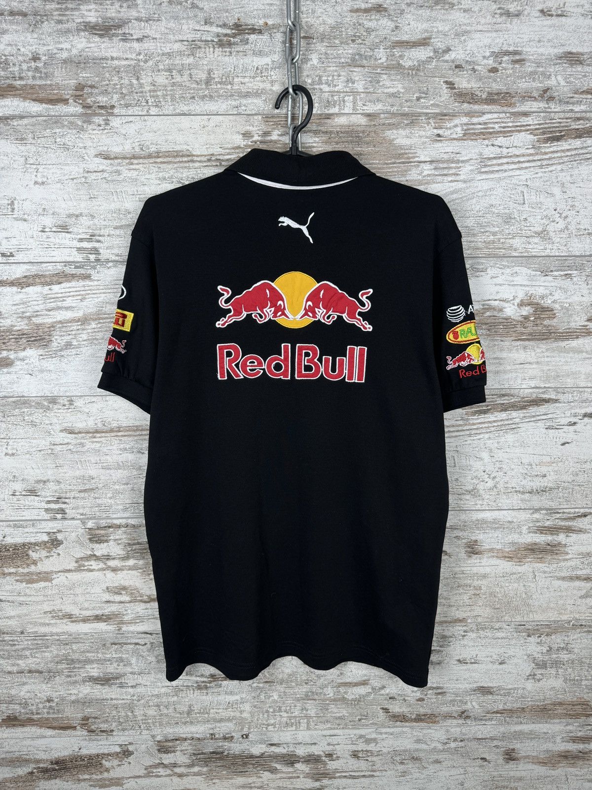 Puma Mens Vintage Puma Red Bull racing T-shirt Aston Martin tee Size US L / EU 52-54 / 3 - 9 Thumbnail