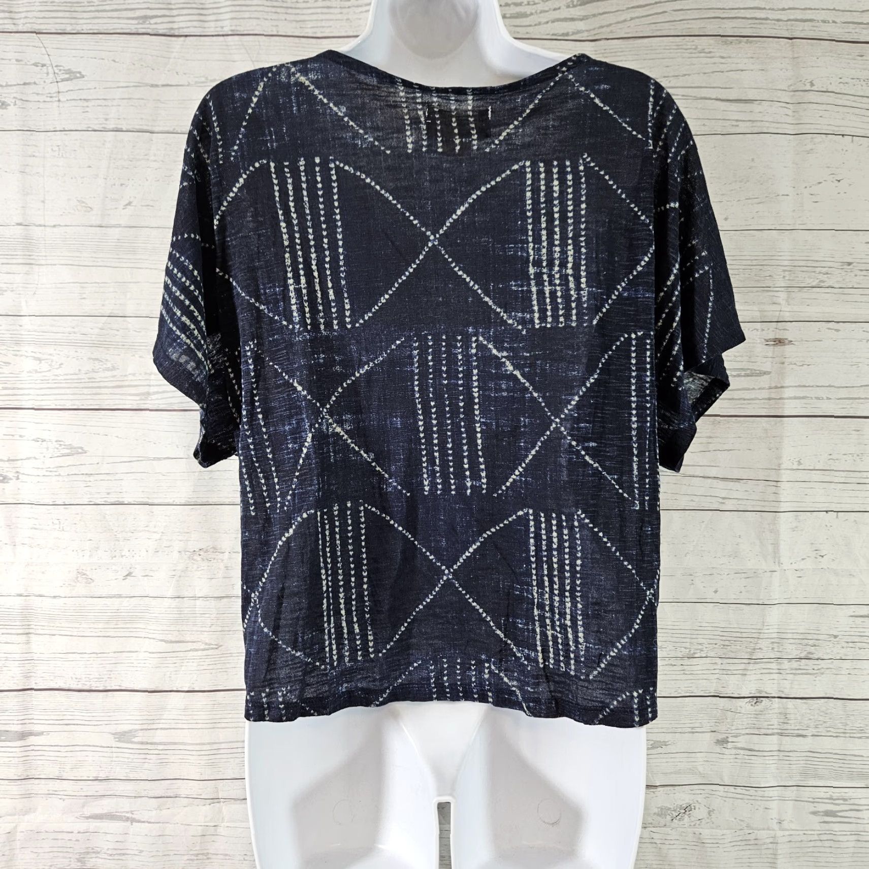 Vintage VINTAGE? Denim & Supply Ralph Lauren Women’s Top S Blue Fringe Cotton Blouse Shirts Women S Blue Fringe Cotton Size S / US 4 / IT 40 - 3 Thumbnail