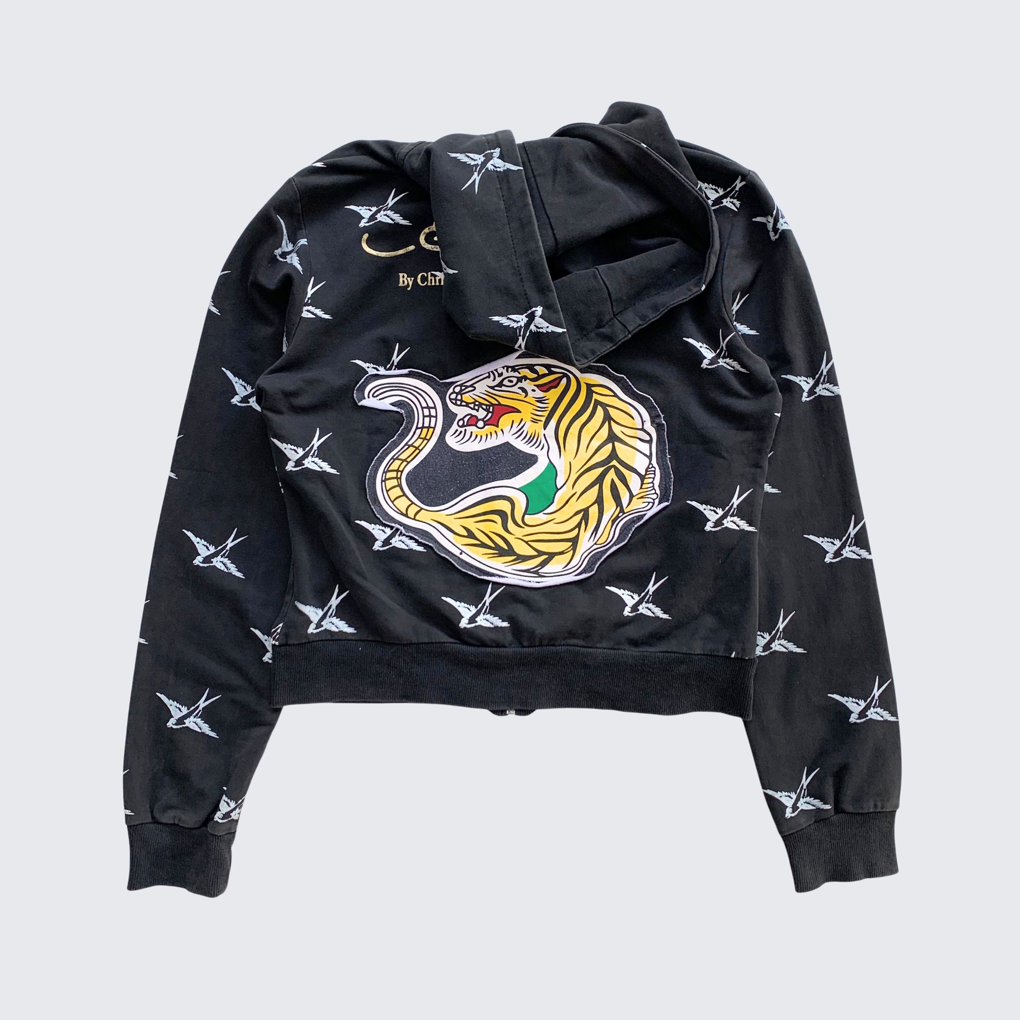 Ed Hardy 2000s Ed Hardy By Christian Audigier Zip Hoodie Size XS / US 0-2 / IT 36-38 - 1 Thumbnail
