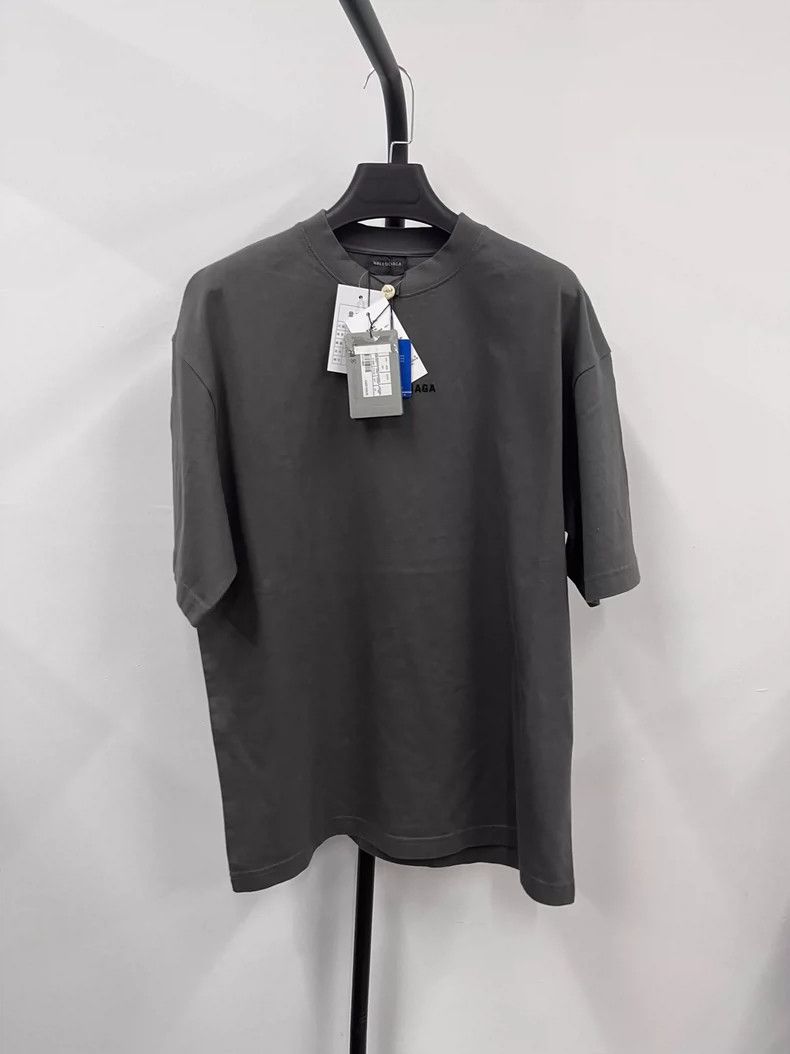 Other Balenciaga Letter Logo Embroidered Crew Neck T-Shirt Size US XS / EU 42 / 0 - 1 Thumbnail