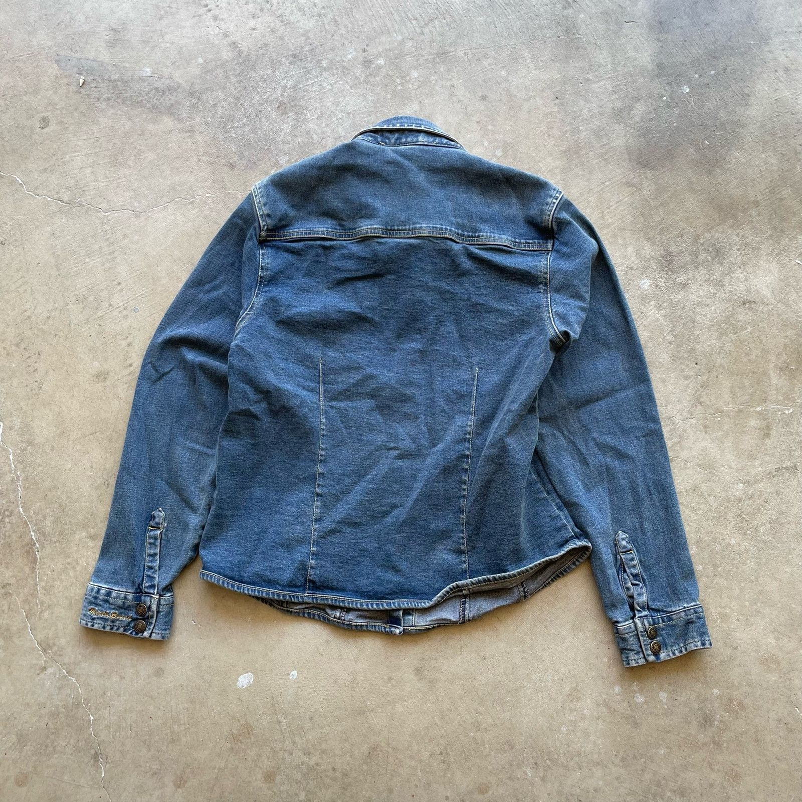Vintage VINTAGE HARD ROCK CAFE COTTON DENIM JACKET WOMENS SMALL Size S / US 4 / IT 40 - 3 Thumbnail