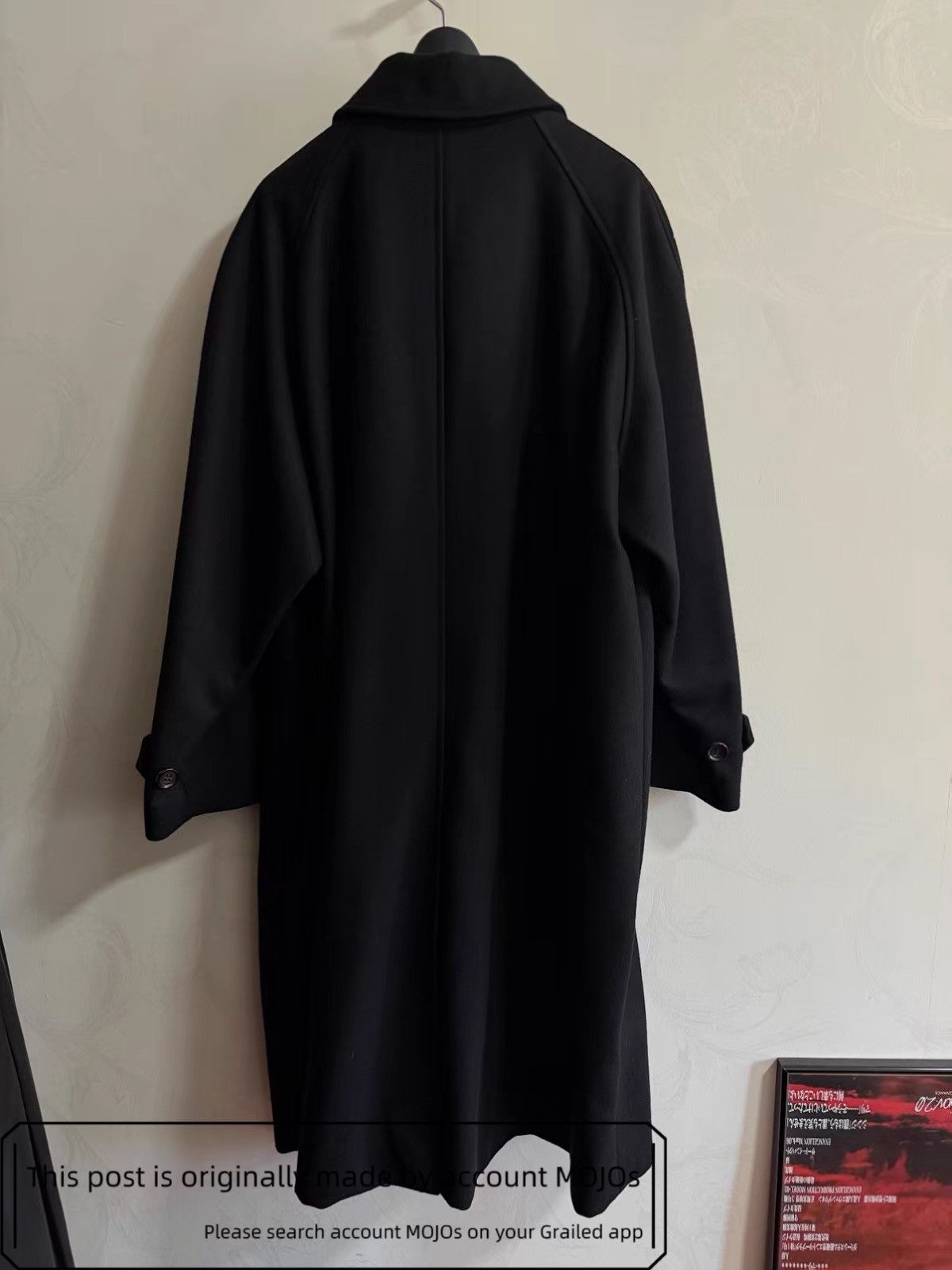 Christopher Nemeth Sz S Nemeth Classic Wool Black Coat mojos2230 Size US S / EU 44-46 / 1 - 5 Thumbnail