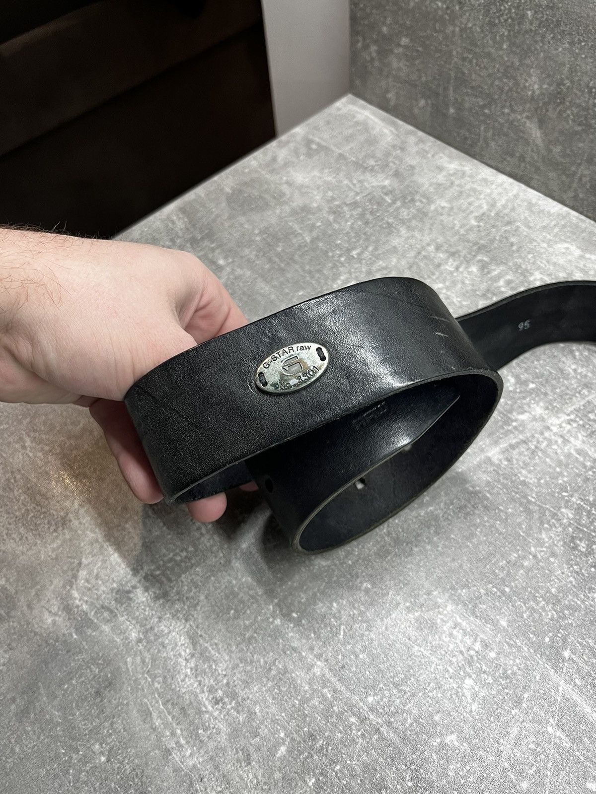 G-Star × Leather G star leather belt vintage Size ONE SIZE - 8 Thumbnail