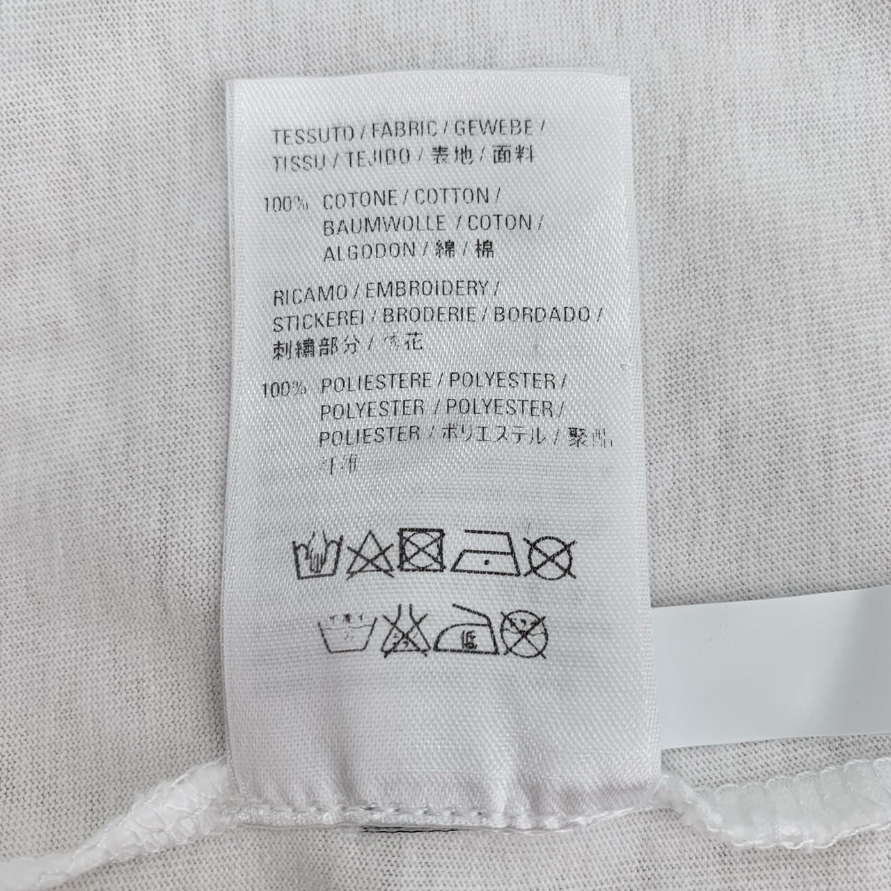 Balenciaga [Balenciaga] Lettering Print Round-Neck White Cotton Short-S Size US XS / EU 42 / 0 - 4 Thumbnail
