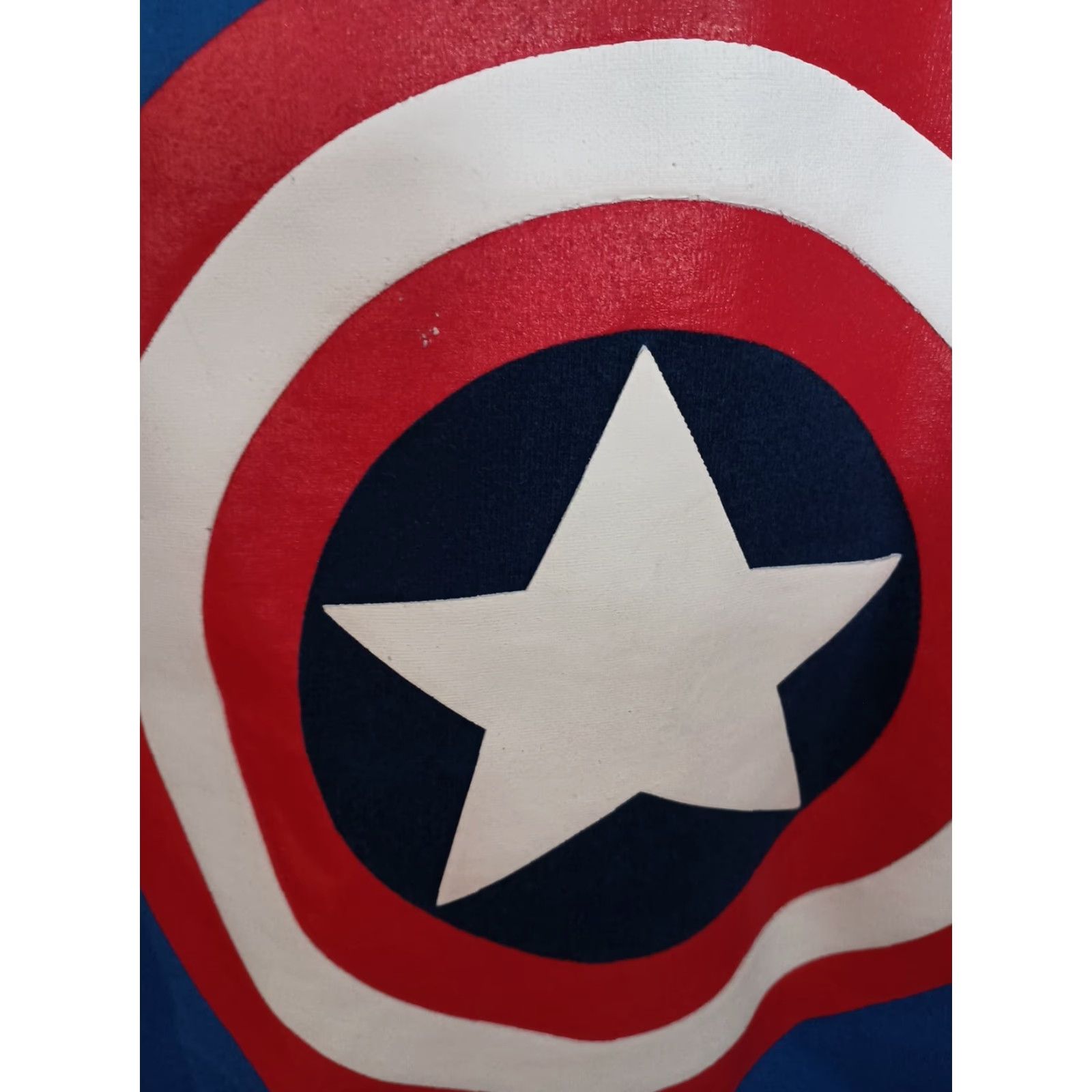 Delta VINTAGE Marvel Captain America Shield T-shirt Men L Blue Delta Regular Size T-Shirt Captain America Mens Size US L / EU 52-54 / 3 - 3 Thumbnail