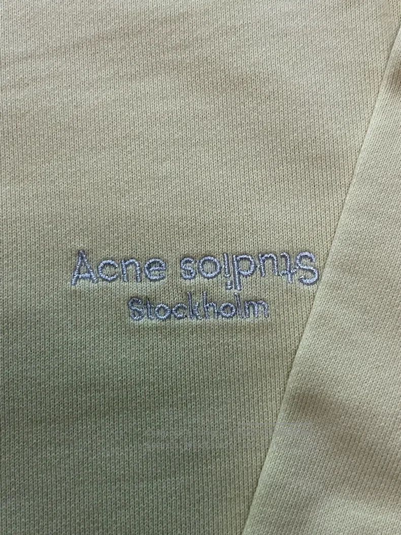 Acne Studios Acne Studios Baby Yellow Hooded Sweatshirt, Oversized Size XXS / US 00 / IT 34 - 5 Thumbnail