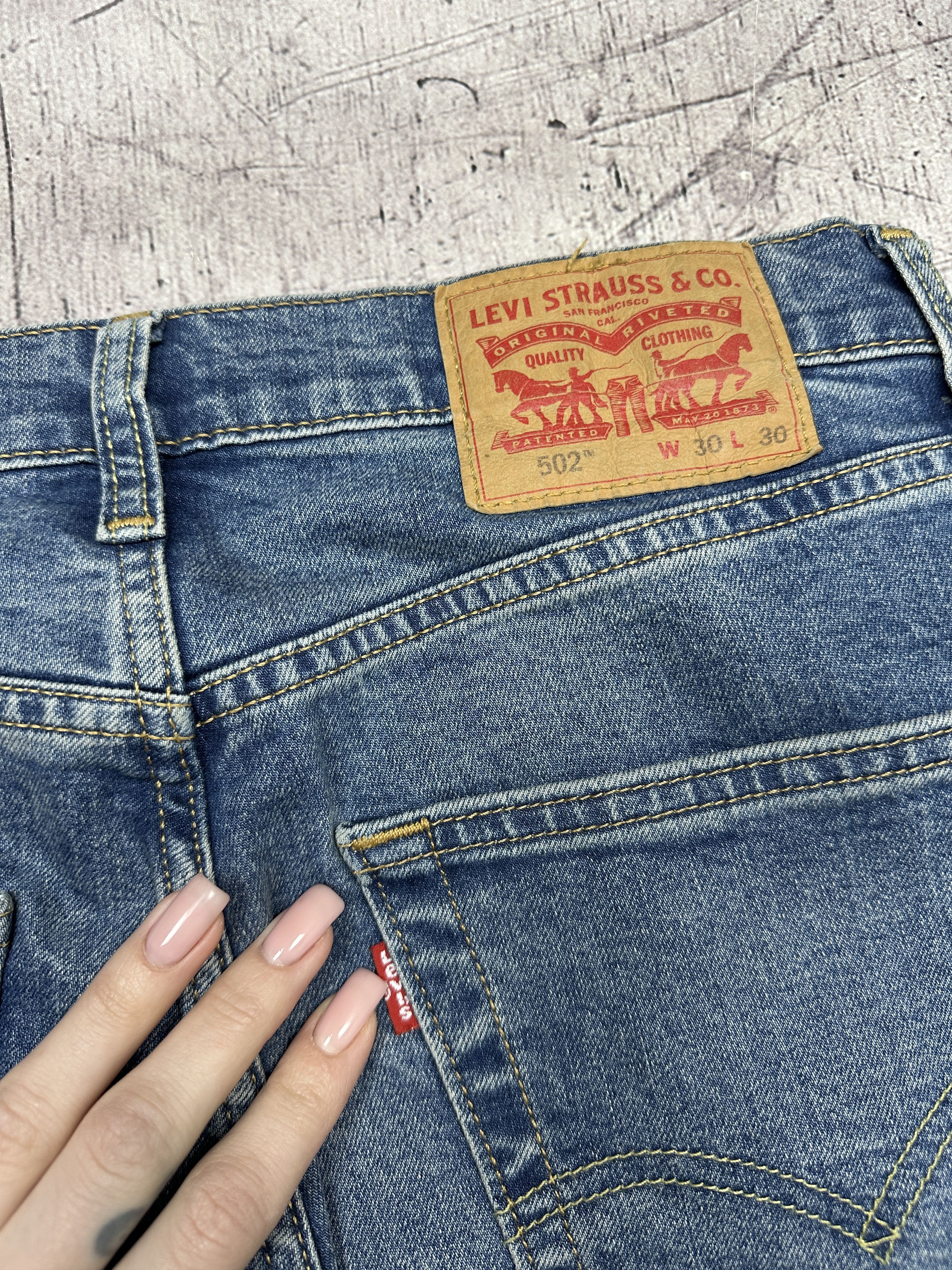 Levi's Levi's 502 Mens Denim Pants Jeans Size 30 x 30 Size US 30 / EU 46 - 3 Thumbnail