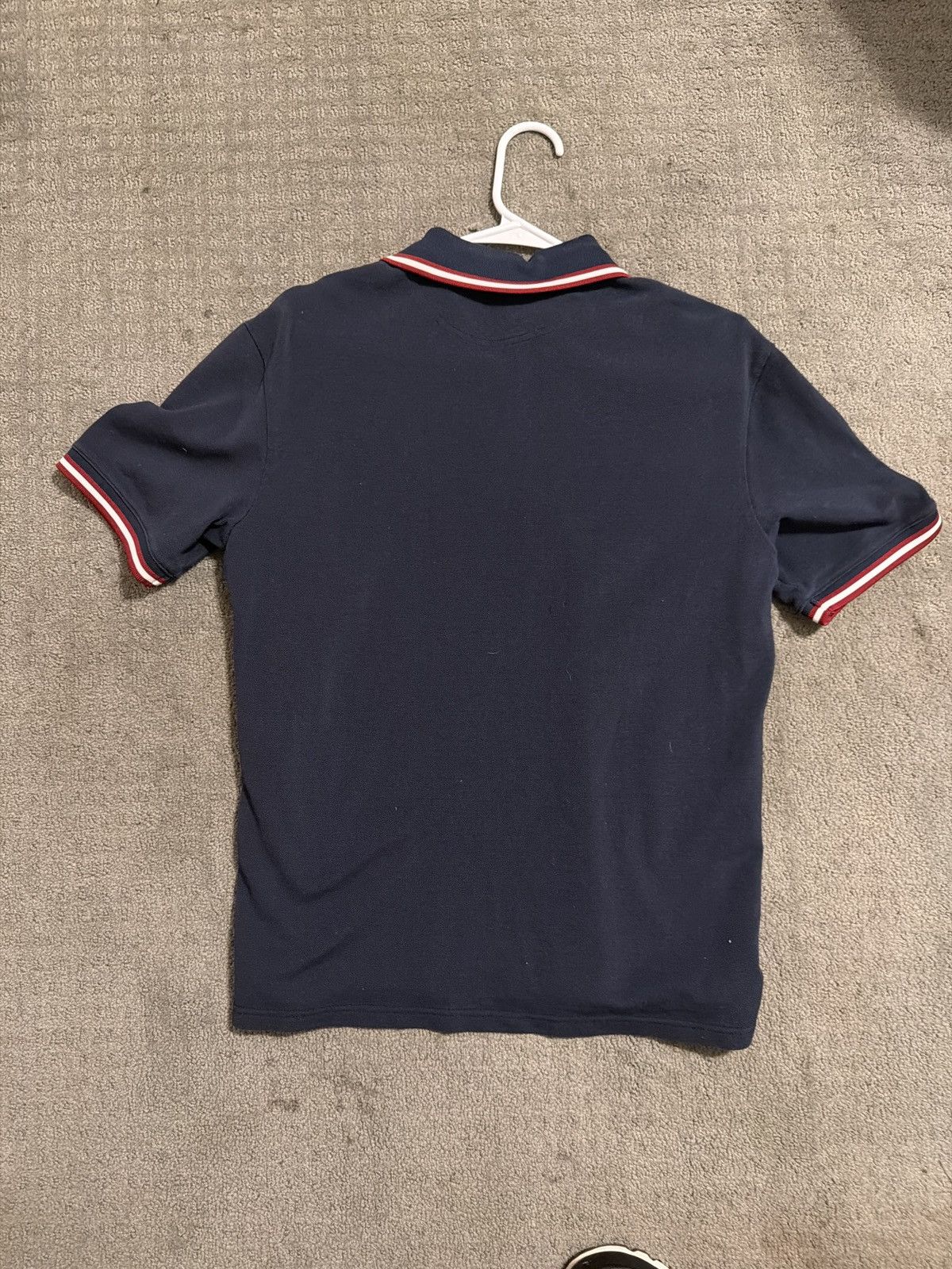Bally Bally Polo red & navy blue Size US M / EU 48-50 / 2 - 2 Thumbnail